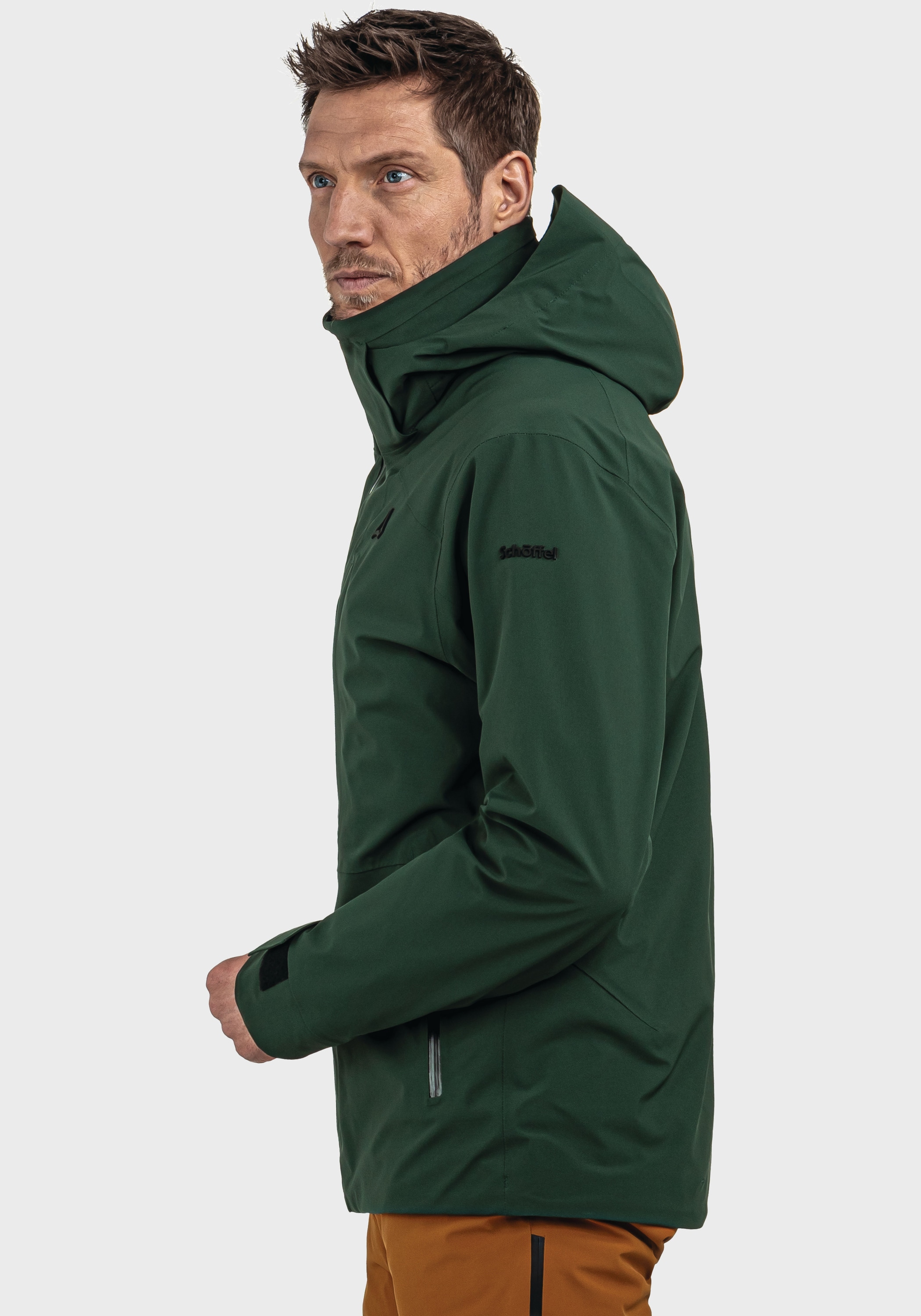 Schöffel Outdoorjacke »Ski Shell Jk Style Pontre MNS«, mit Kapuze