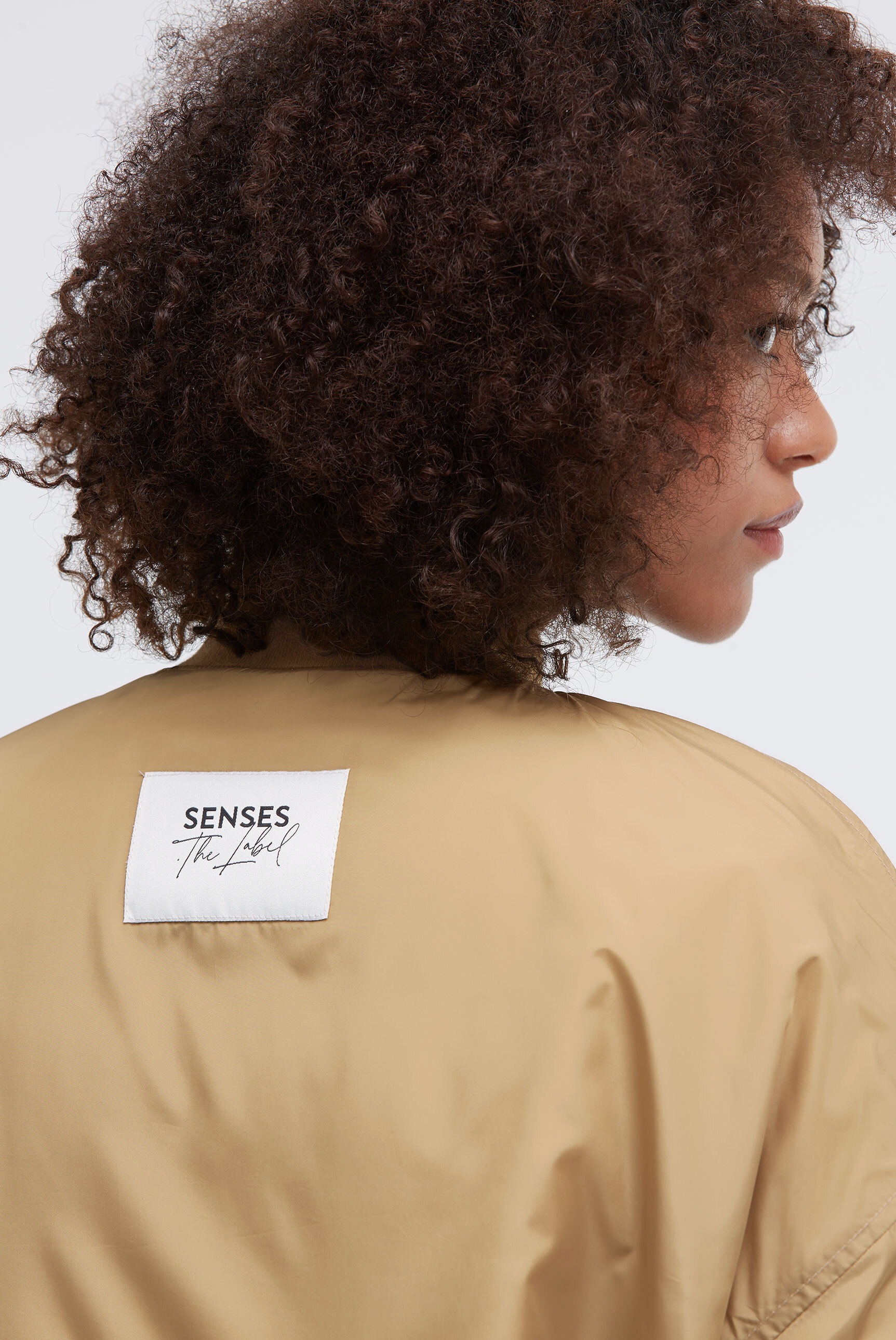 SENSES.THE LABEL Blouson, ohne Kapuze, mit Seitenschlitzen am Saum
