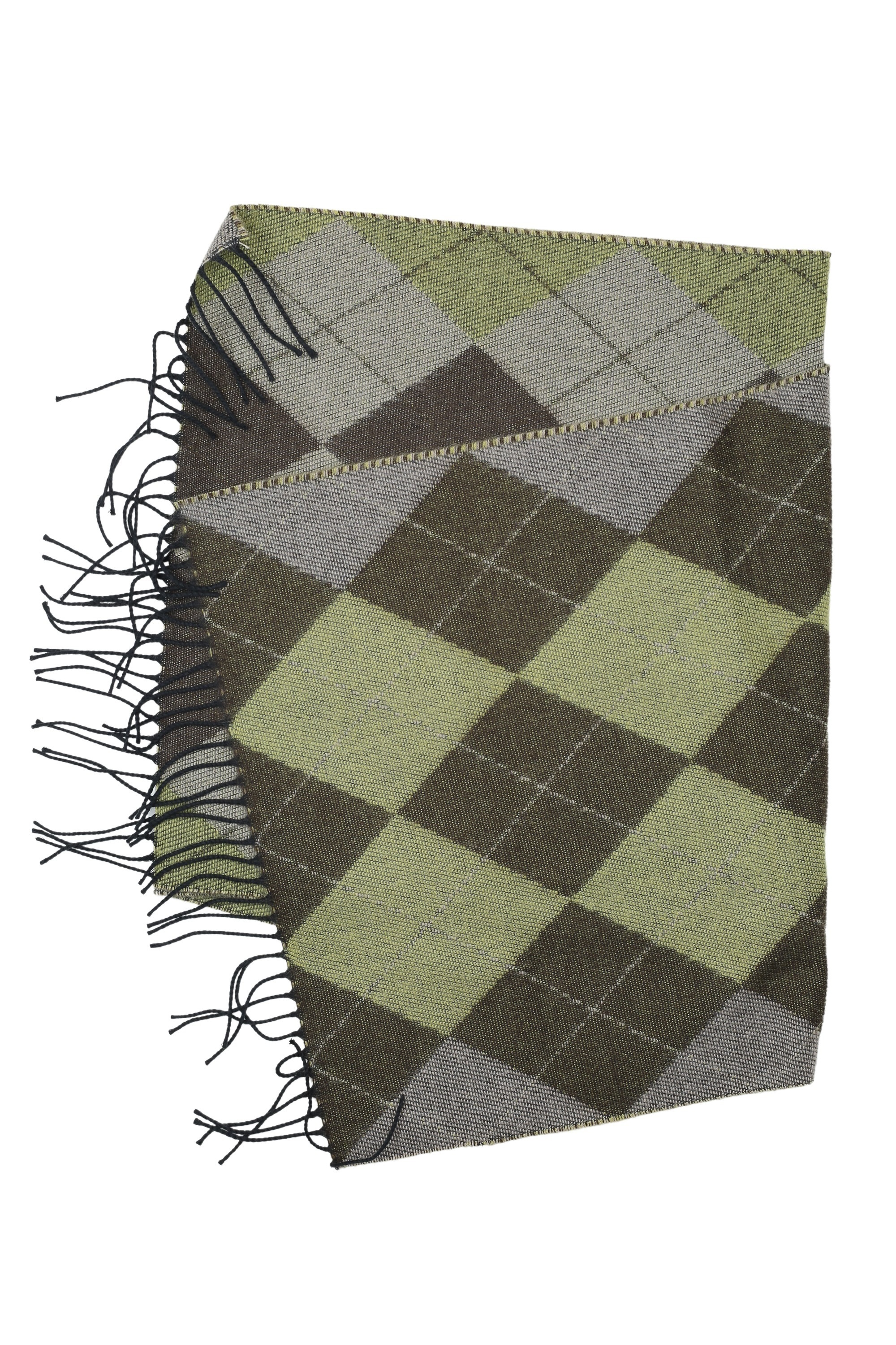 COLLEZIONE ALESSANDRO Wollschal »Argyle«, mit Karomuster, warm und weich
