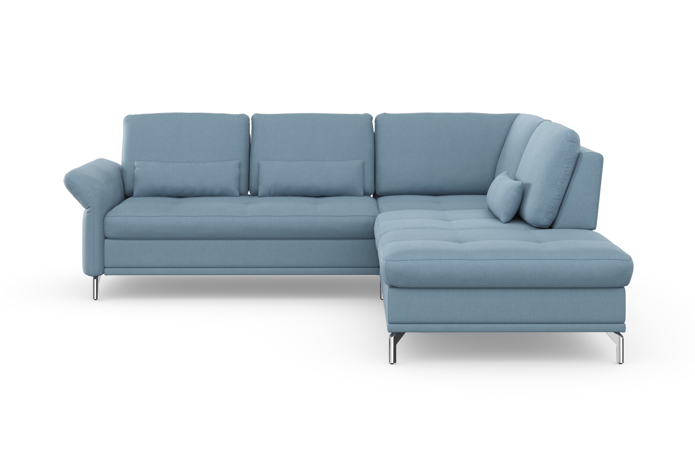 Home affaire Ecksofa "Palm Beach L-Form" Federkern, mit Sitztiefenverstellu günstig online kaufen