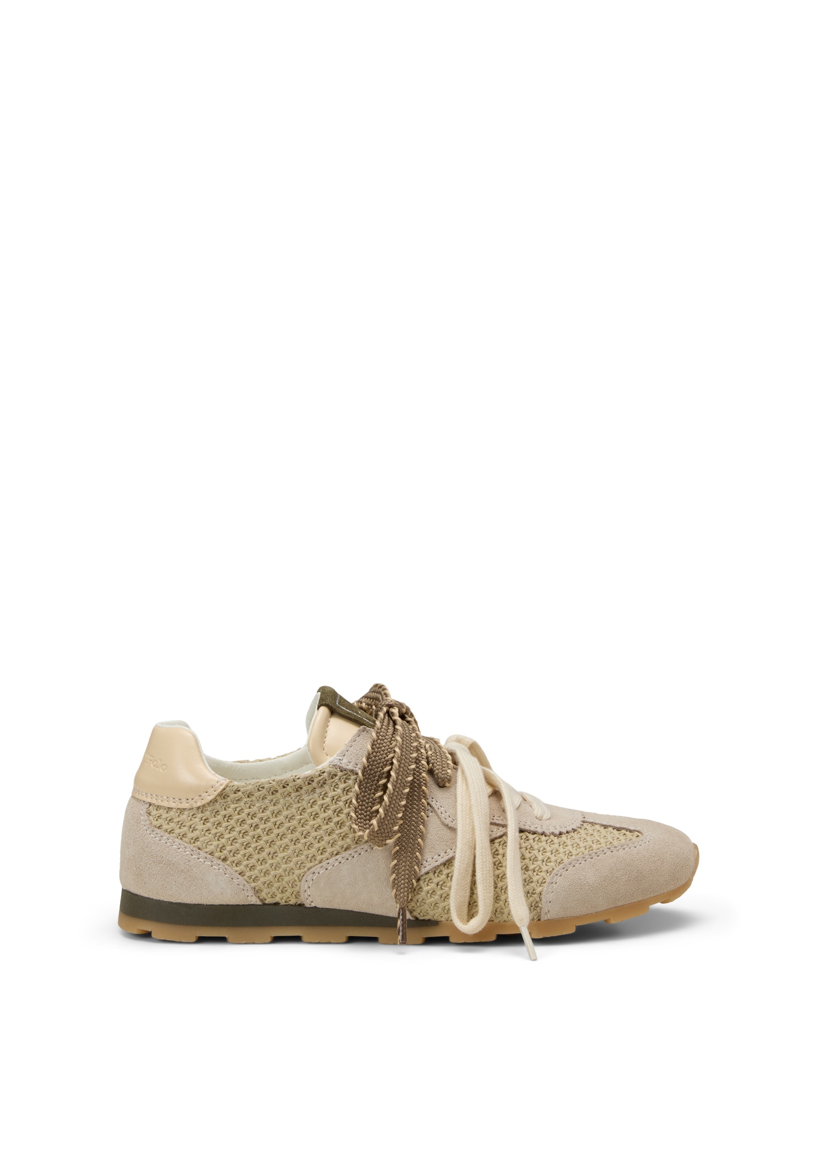 Marc O'Polo Sneaker »in luftiger Häkeloptik mit Leder«