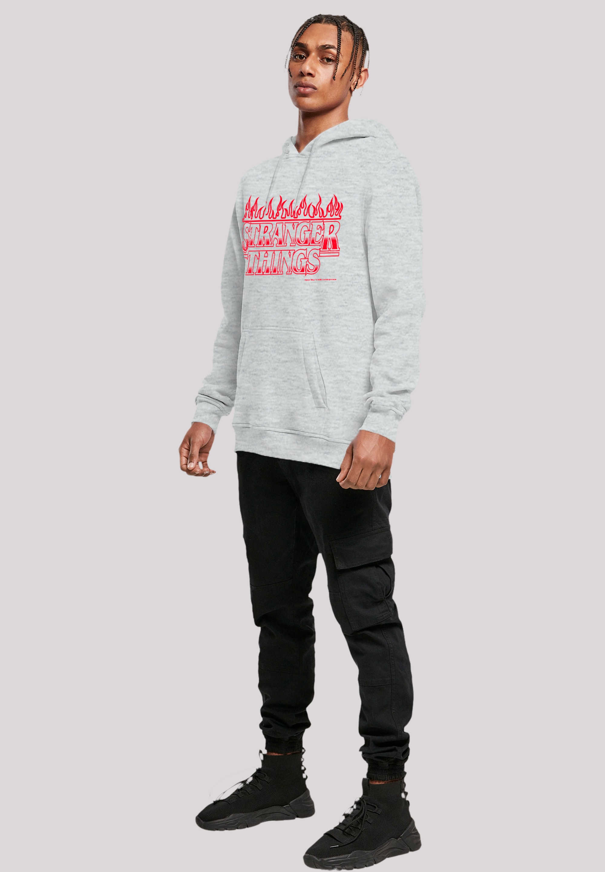 F4NT4STIC Kapuzenpullover »Stranger Things Flames Netflix TV Series«, Premium Qualität
