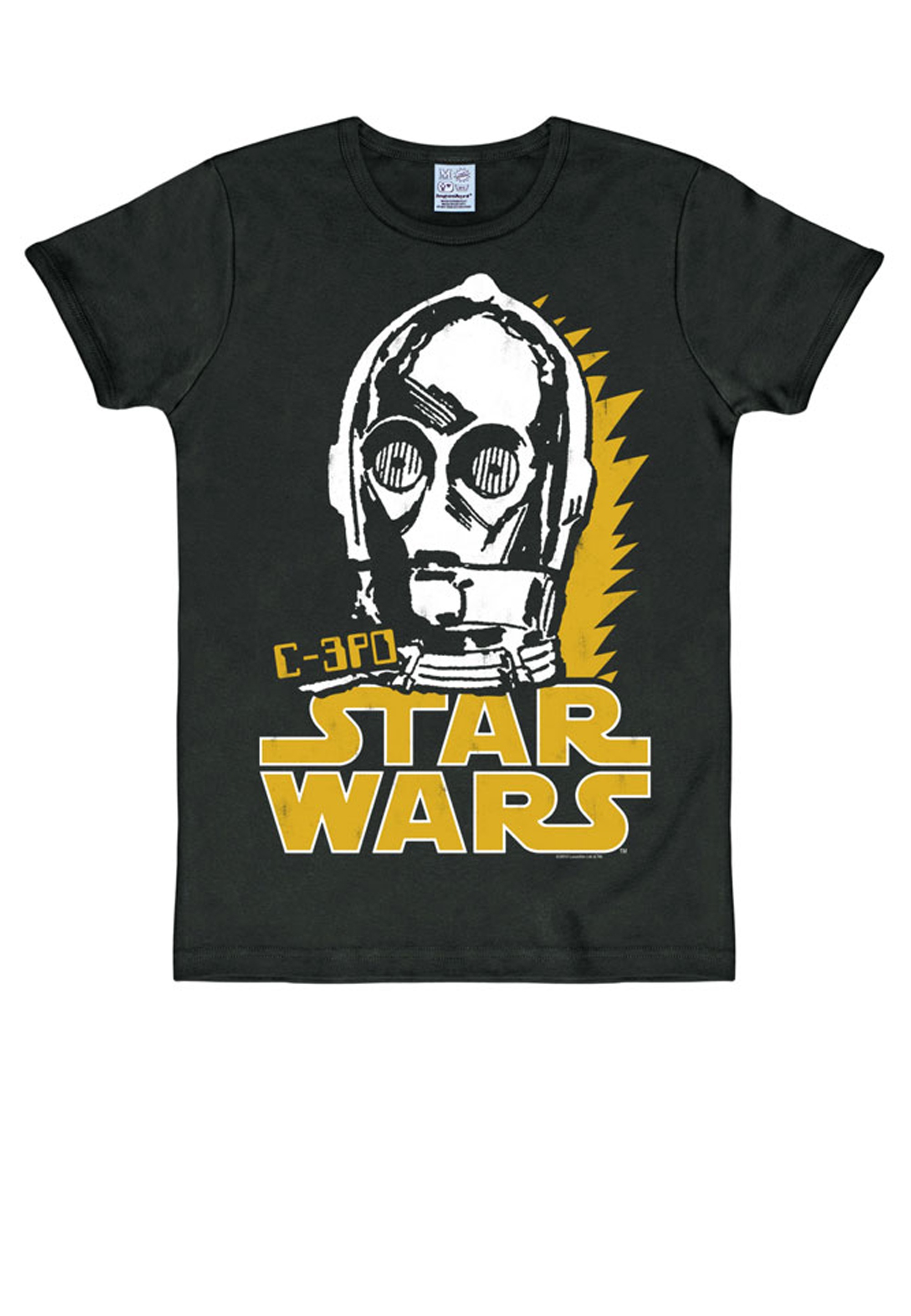 LOGOSHIRT T-Shirt »C-3PO«, mit C-3PO-Print