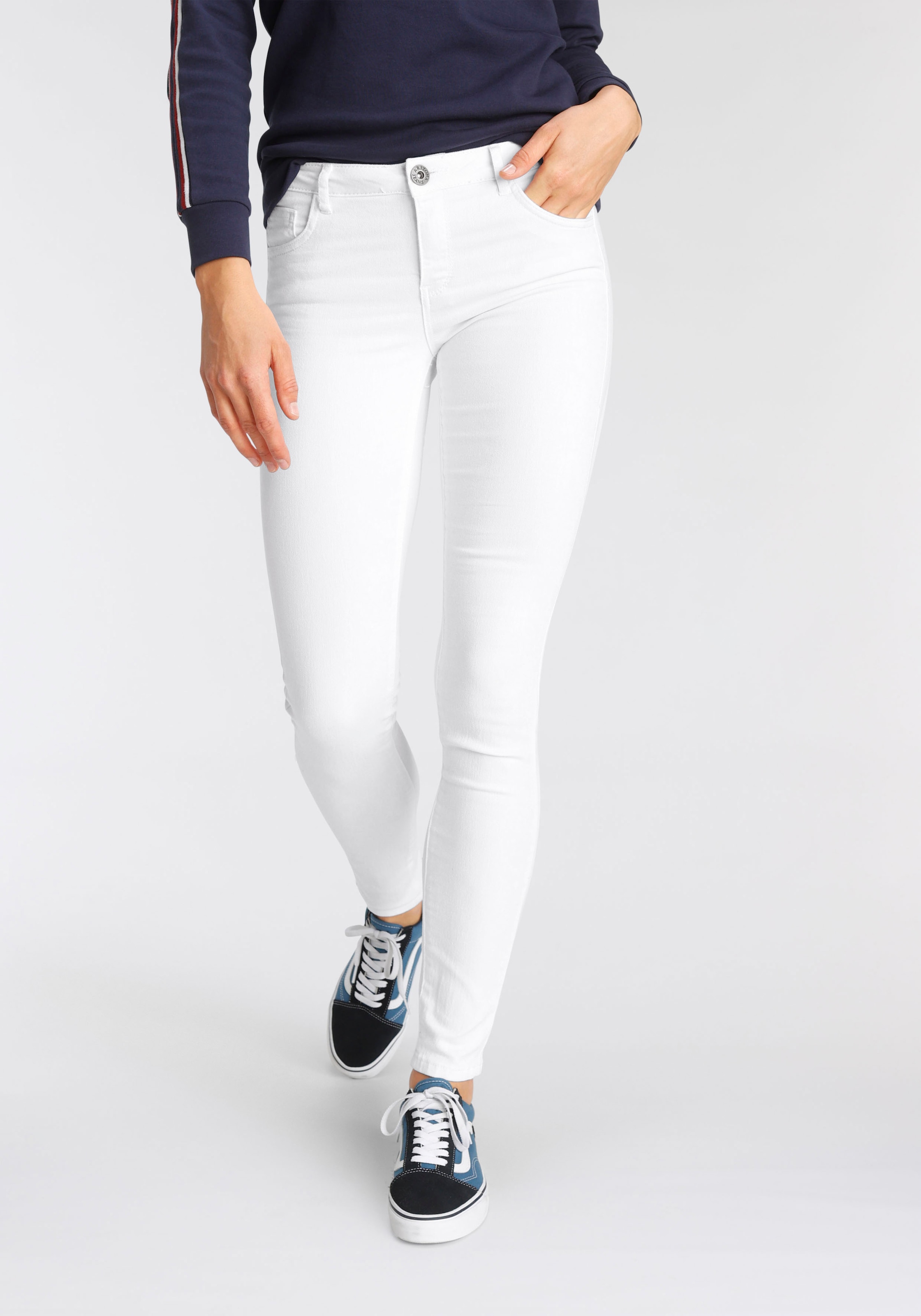 Arizona Skinny-fit-Jeans »Ultra-Stretch«, Mid Waist | BAUR bestellen