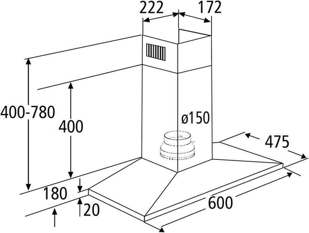 BASIC by Balculina Winkelküche »Denver, Küche BxHxT 250 x 211 x 60«, Breite 250 cm, wahlweise mit E-Geräten und Induktion
