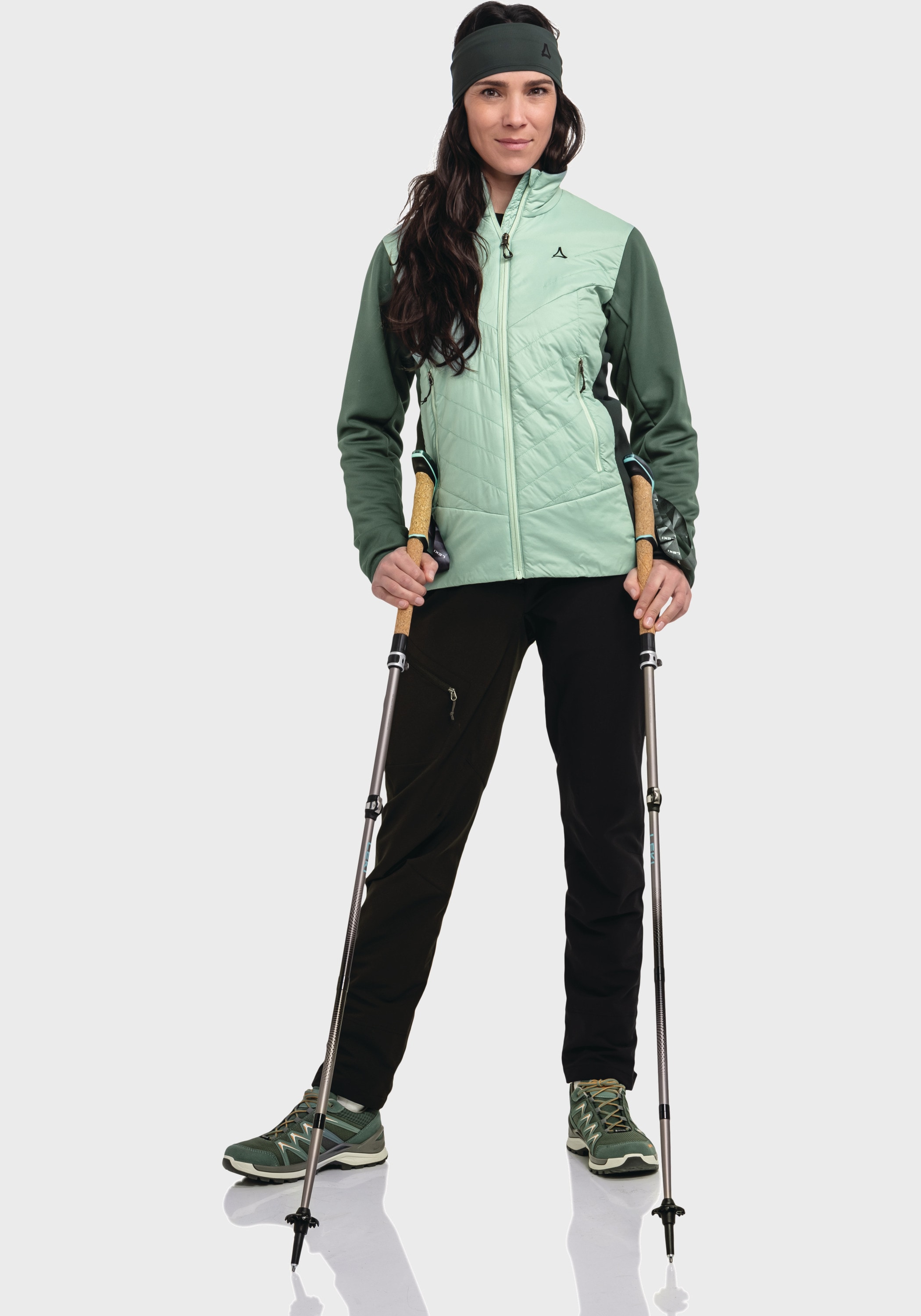 Schöffel Fleecejacke »Hiking Hybrid Jk Style Cascata WMS«, ohne Kapuze