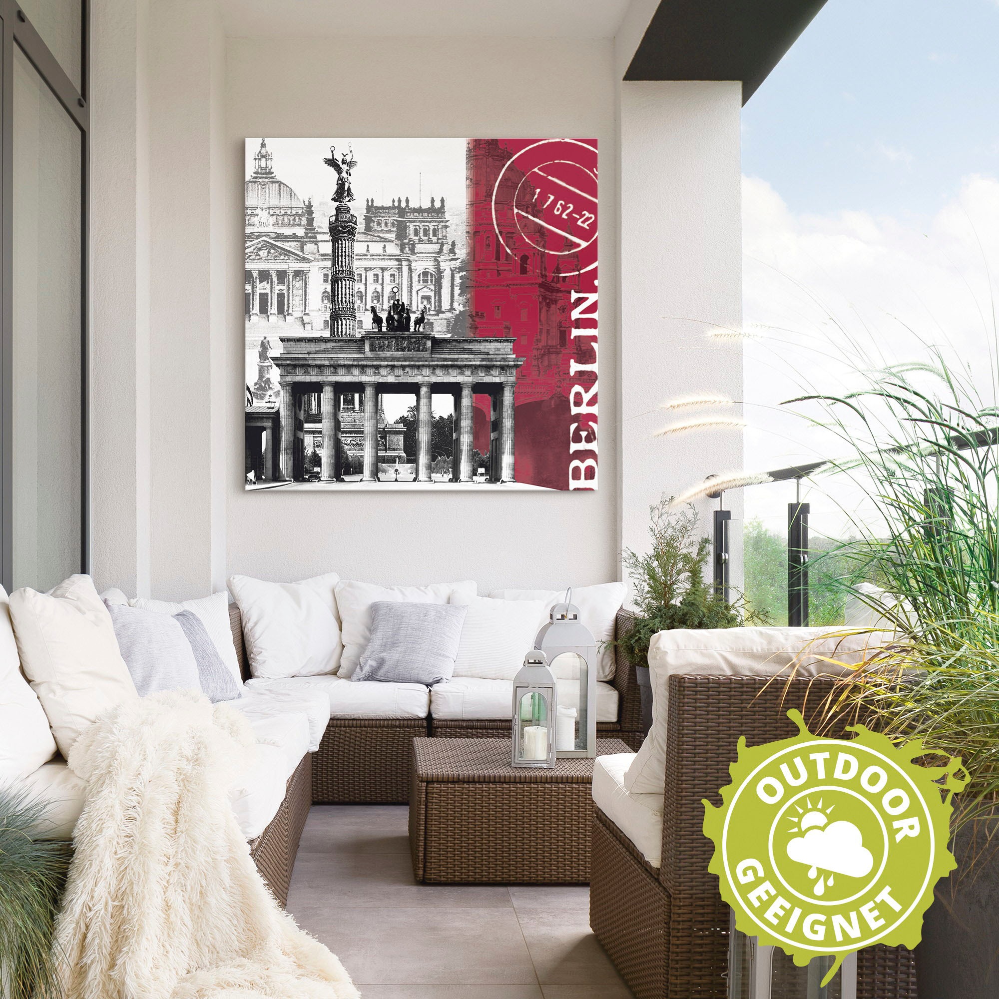 Artland Wandbild »Berlin I«, Gebäude, (1 St.), als Alubild, Outdoorbild, Leinwandbild in verschied. Größen