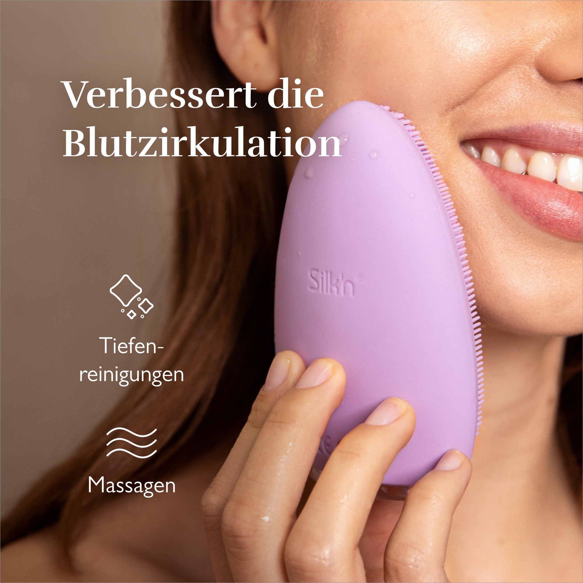 Silk'n Elektrische Gesichtsreinigungsbürste »Bright«