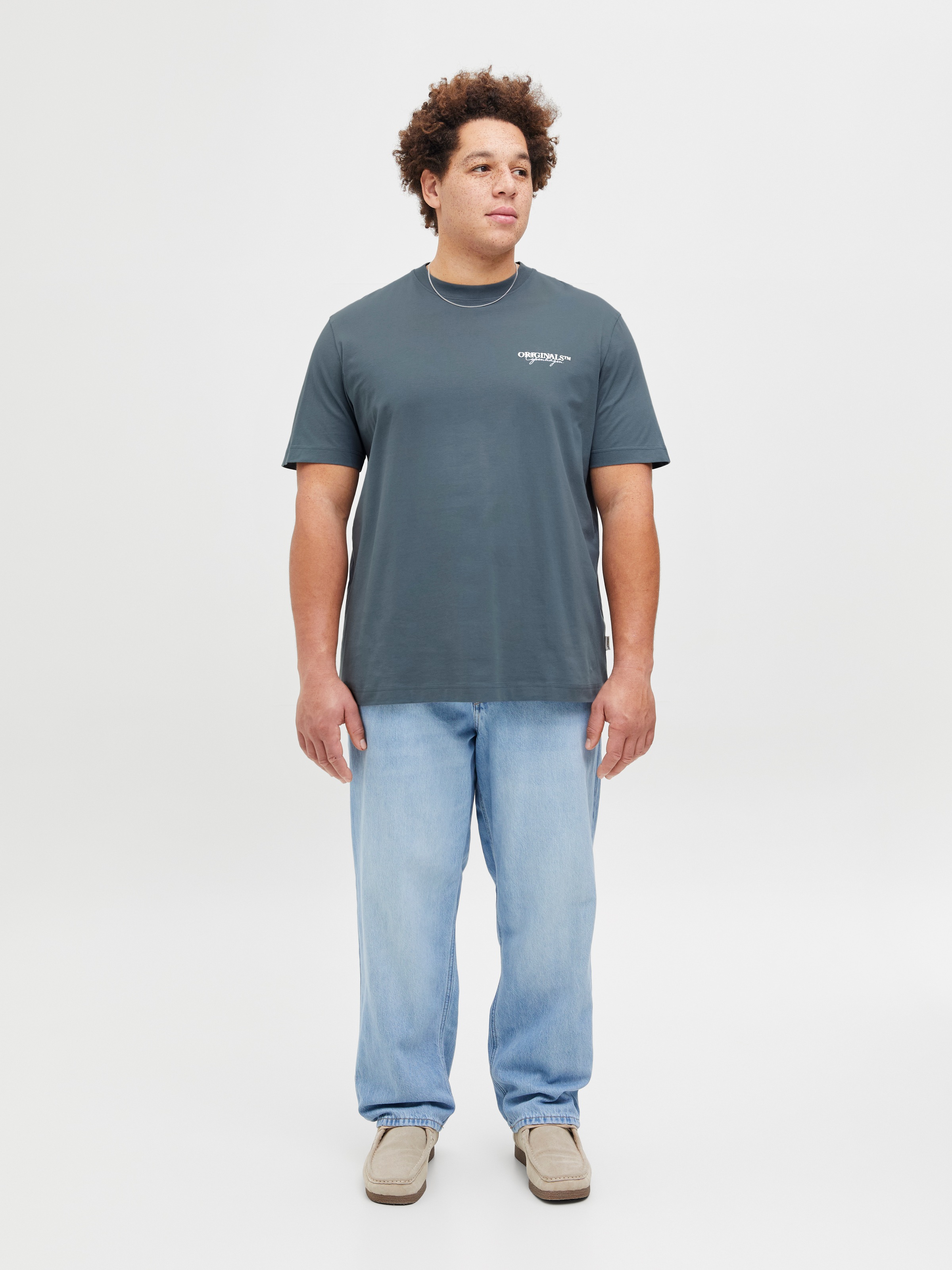 Jack & Jones PlusSize Kurzarmshirt »JORISLINGTON TYPE TEE SS CREW NECK PLS«