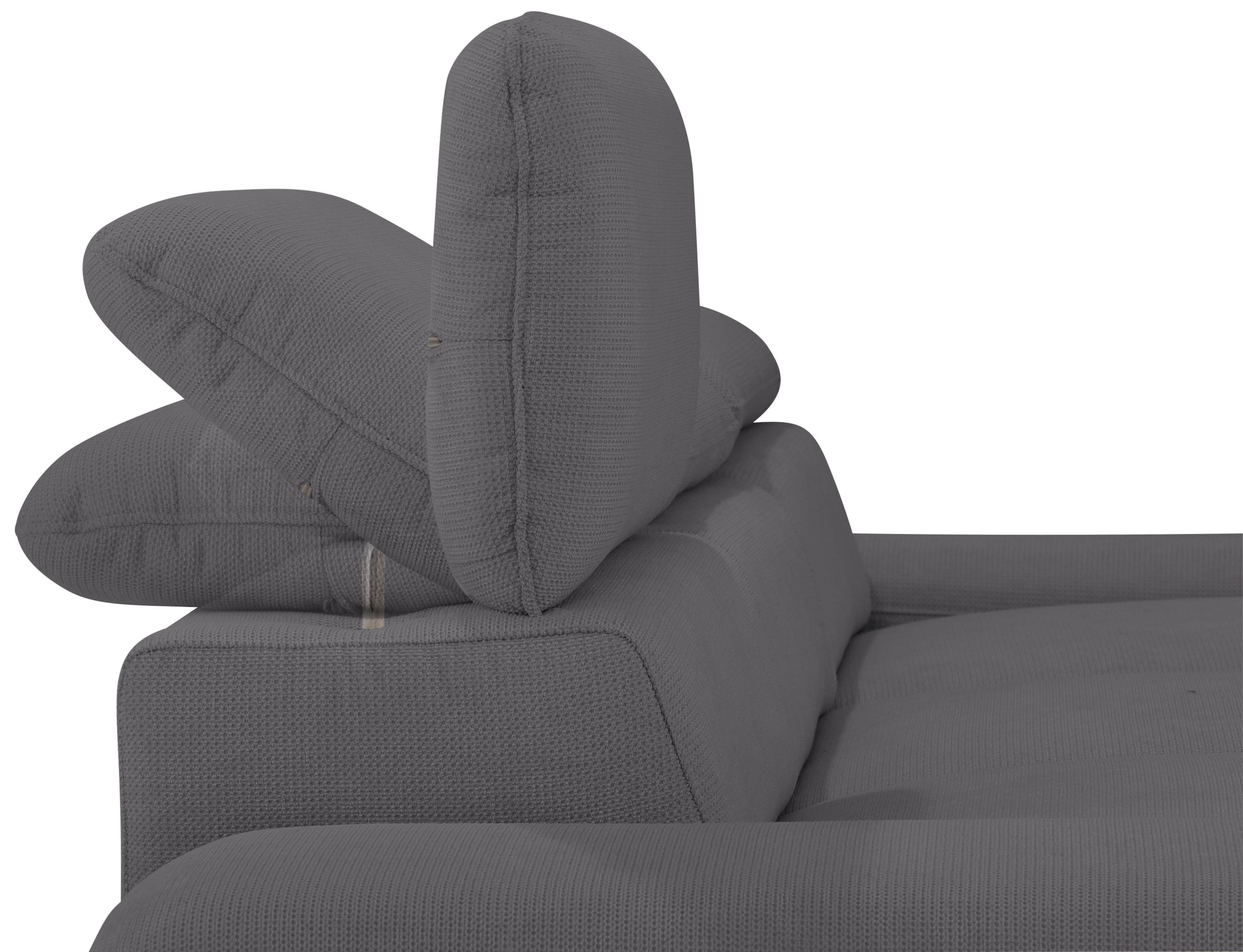 Home affaire Ecksofa »Alberto L-Form«, mit Kopfteilverstellung, wahlweise mit Bettfunktion