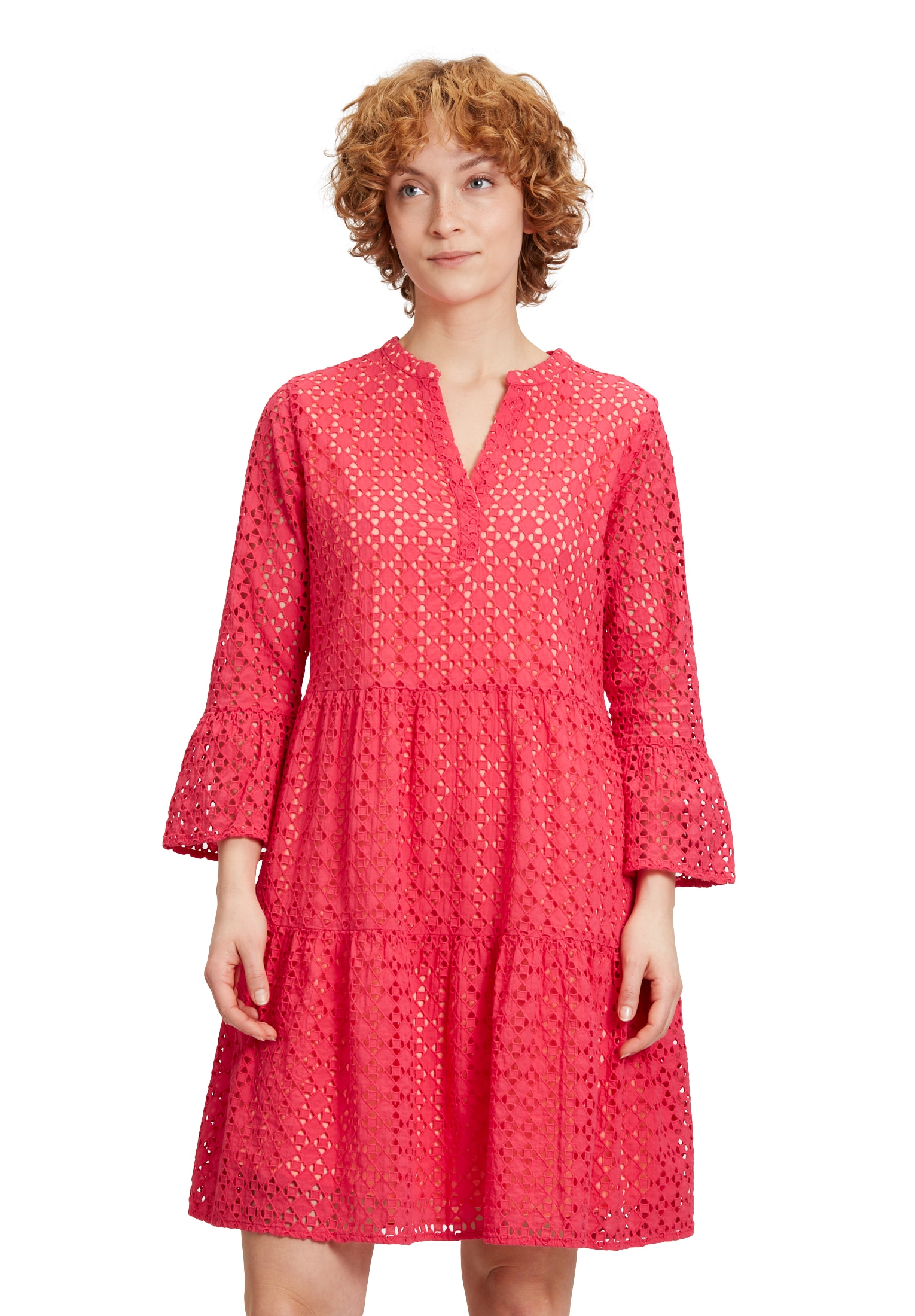 Cartoon Druckkleid "Damen Casual-Kleid mit Stufen" Ohne Tasche Material günstig online kaufen