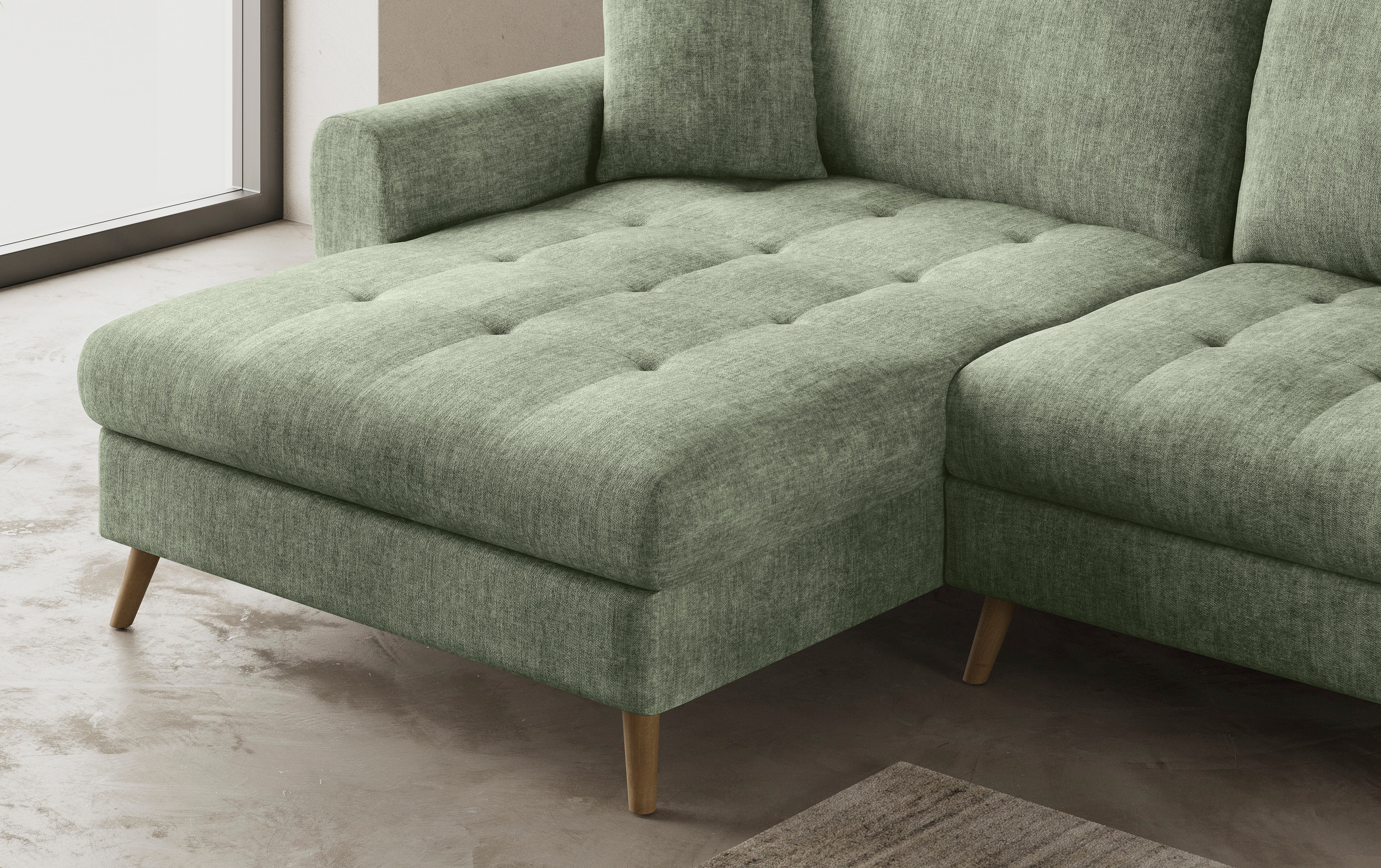 Thumbnail - Mr. Couch Ecksofa "Blackburn II, L-Form" Mit Kaltschaumpolsterung bis 140 kg belastbar