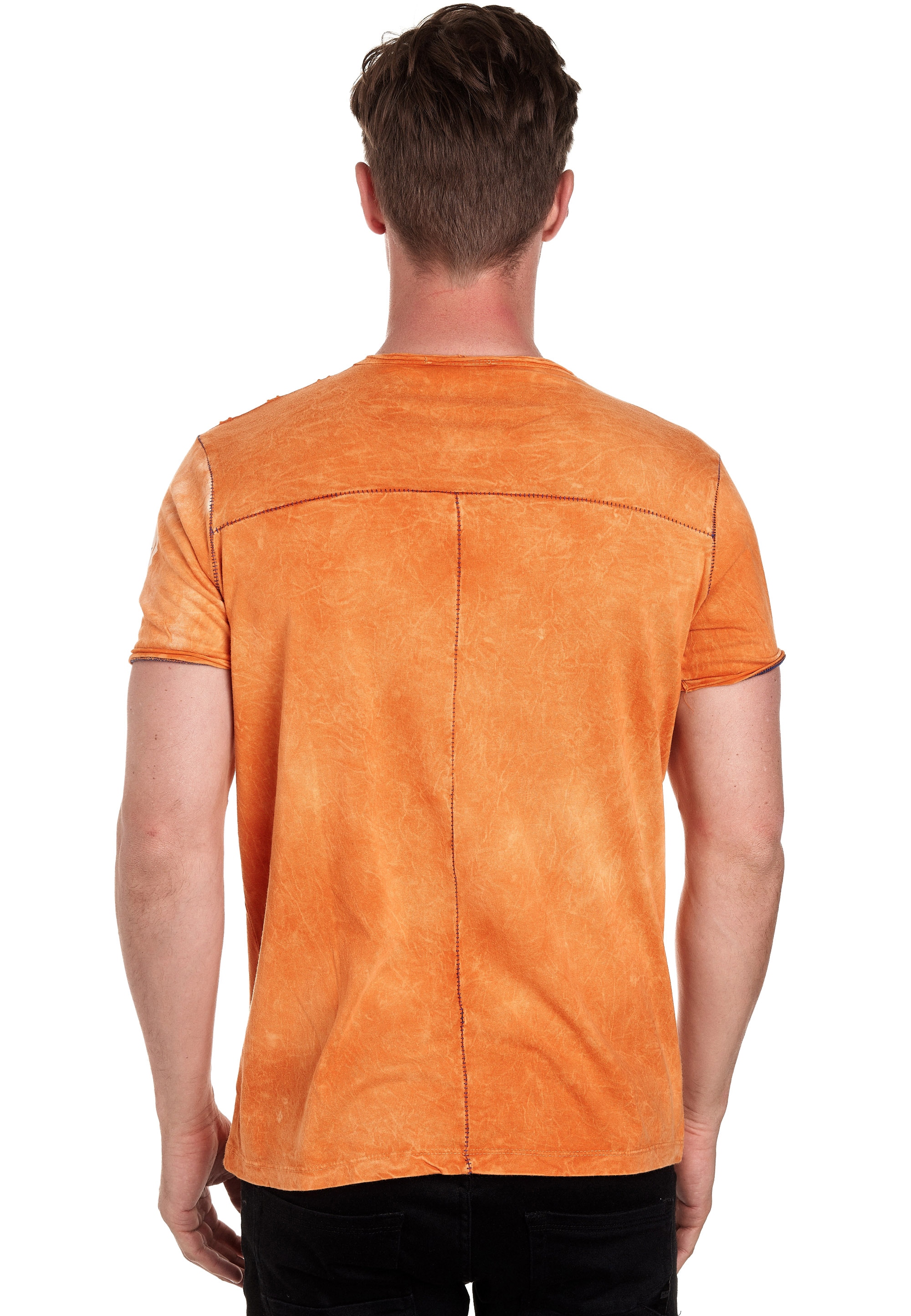 Rusty Neal T-Shirt, mit toller Batik-Optik