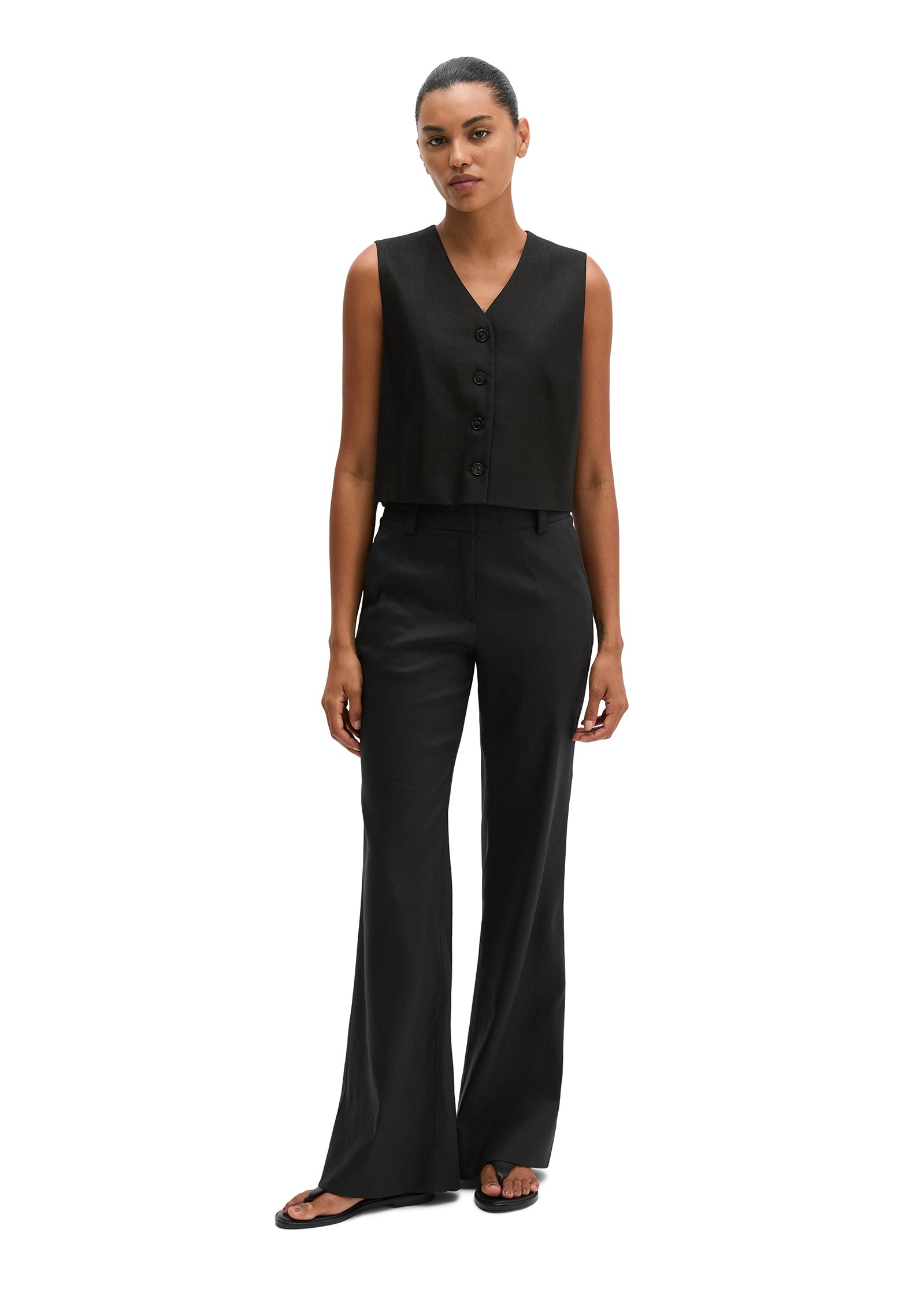 Marc O'Polo Anzugweste »aus Viskose-Leinen-Stretch«