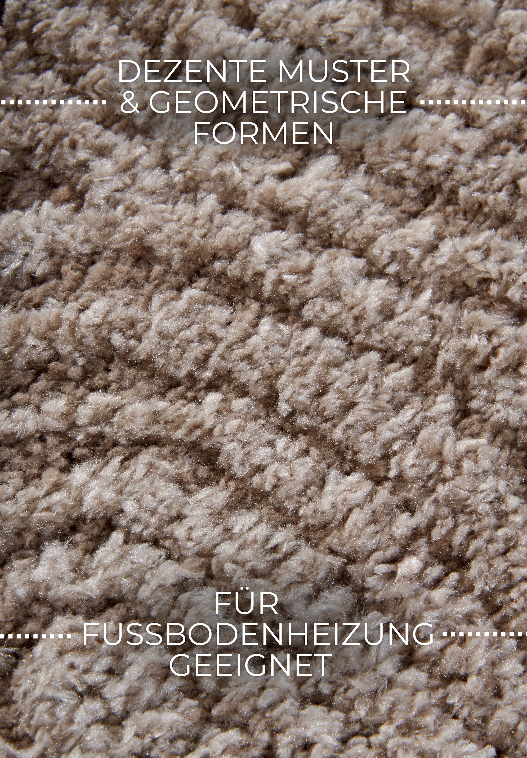 ELLE DECORATION Designteppich »Chappe«, rechteckig, 18 mm Höhe, Shaggy, Läufer, flauschig, weich, Langflor, modern, Hoch Tief Effekt