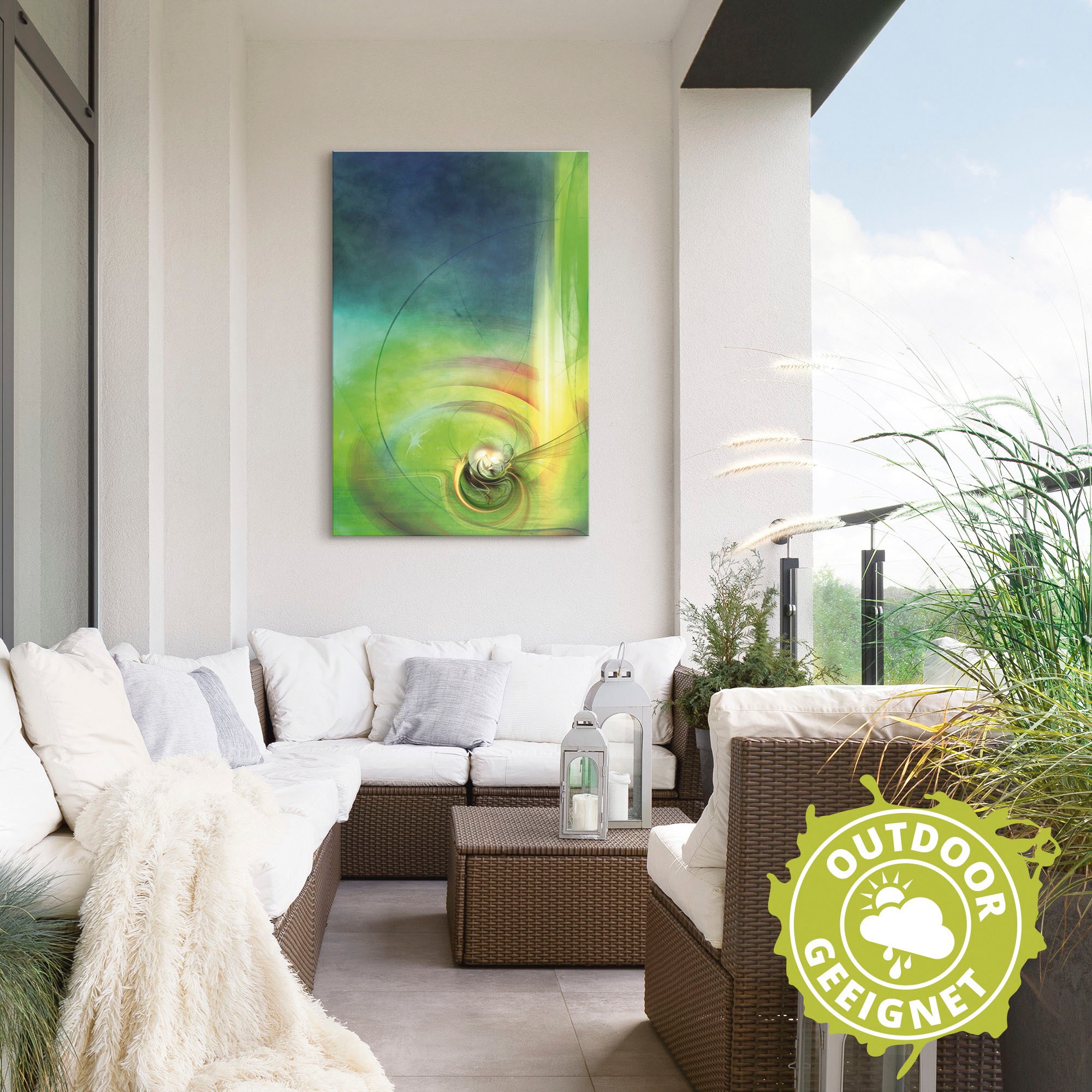 Artland Wandbild »Abstraktes Spiel CB«, Muster, (1 St.), als Alubild, Outdoorbild, Poster in verschied. Größen