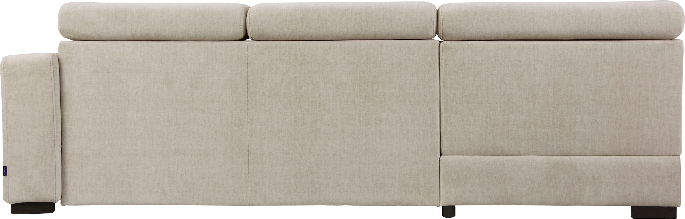 Home affaire Ecksofa »Tulio L-Form«, wahlweise mit Bettfunktion und Bettkasten, incl. 3 Zierkissen