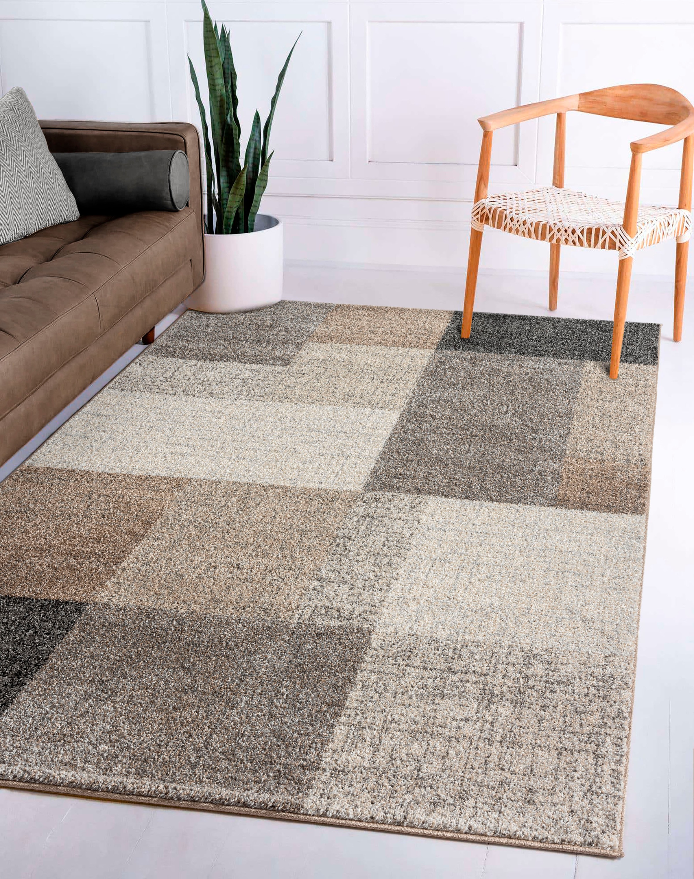 merinos Teppich "Thales 6101" rechteckig 10 mm Höhe Kurzflorteppich mit Kon günstig online kaufen