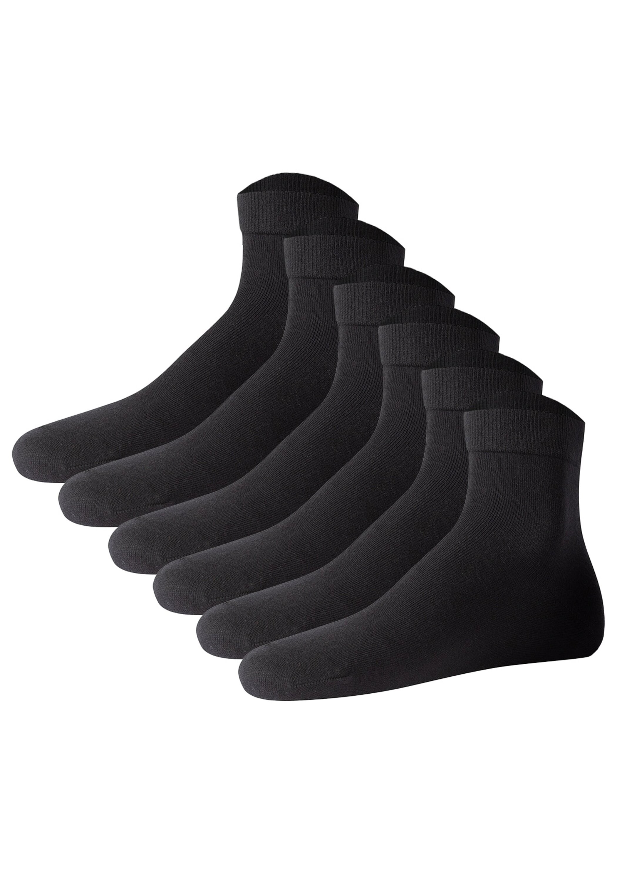 JOOP Kurzsocken "Socken Unisex premium essential organic cotton Quarter 6p 6er Pack" 6 Paar tlg.