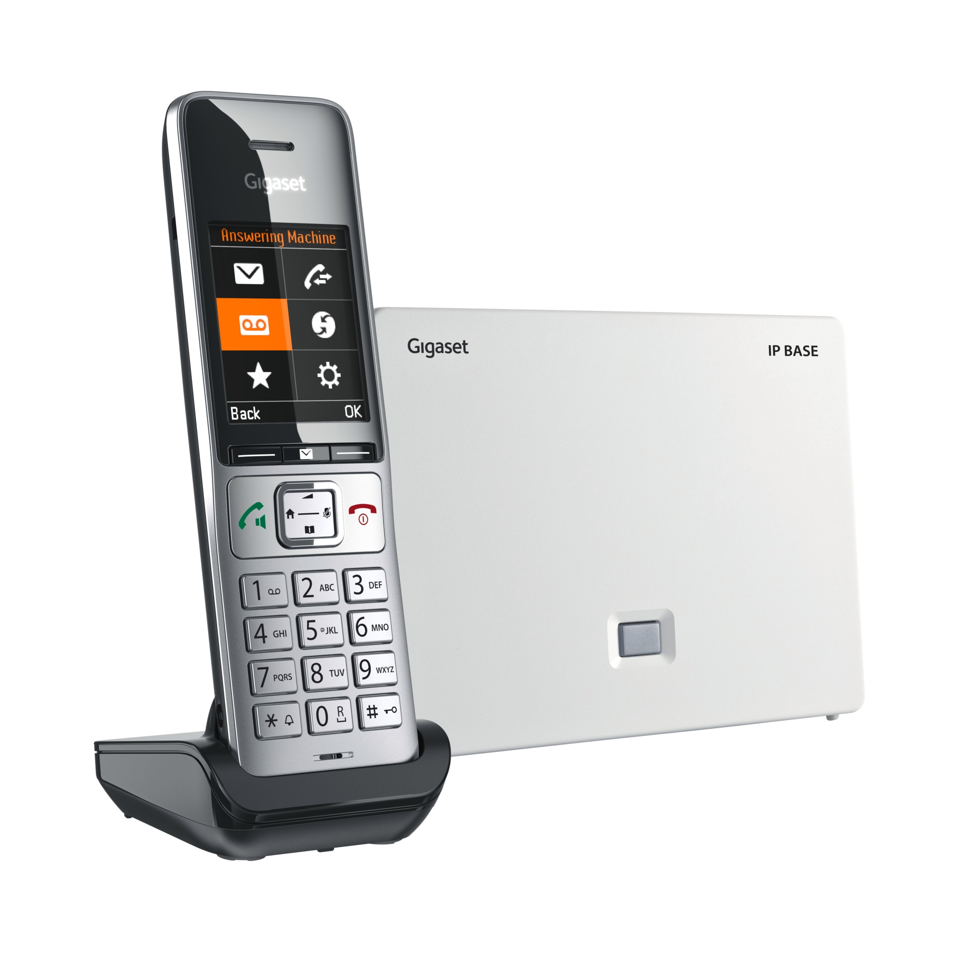 Gigaset Schnurloses DECT-Telefon »COMFORT 500A mit IP BASE«, (Mobilteile: 1)