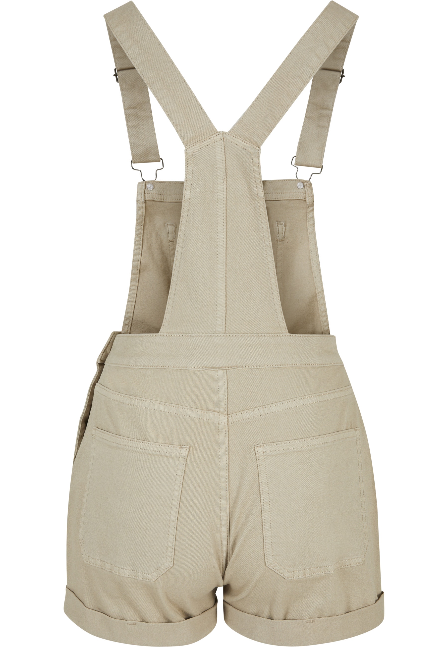 URBAN CLASSICS Jumpsuit »Urban Classics Damen Ladies Organic Short Dungaree« 1 Stk.