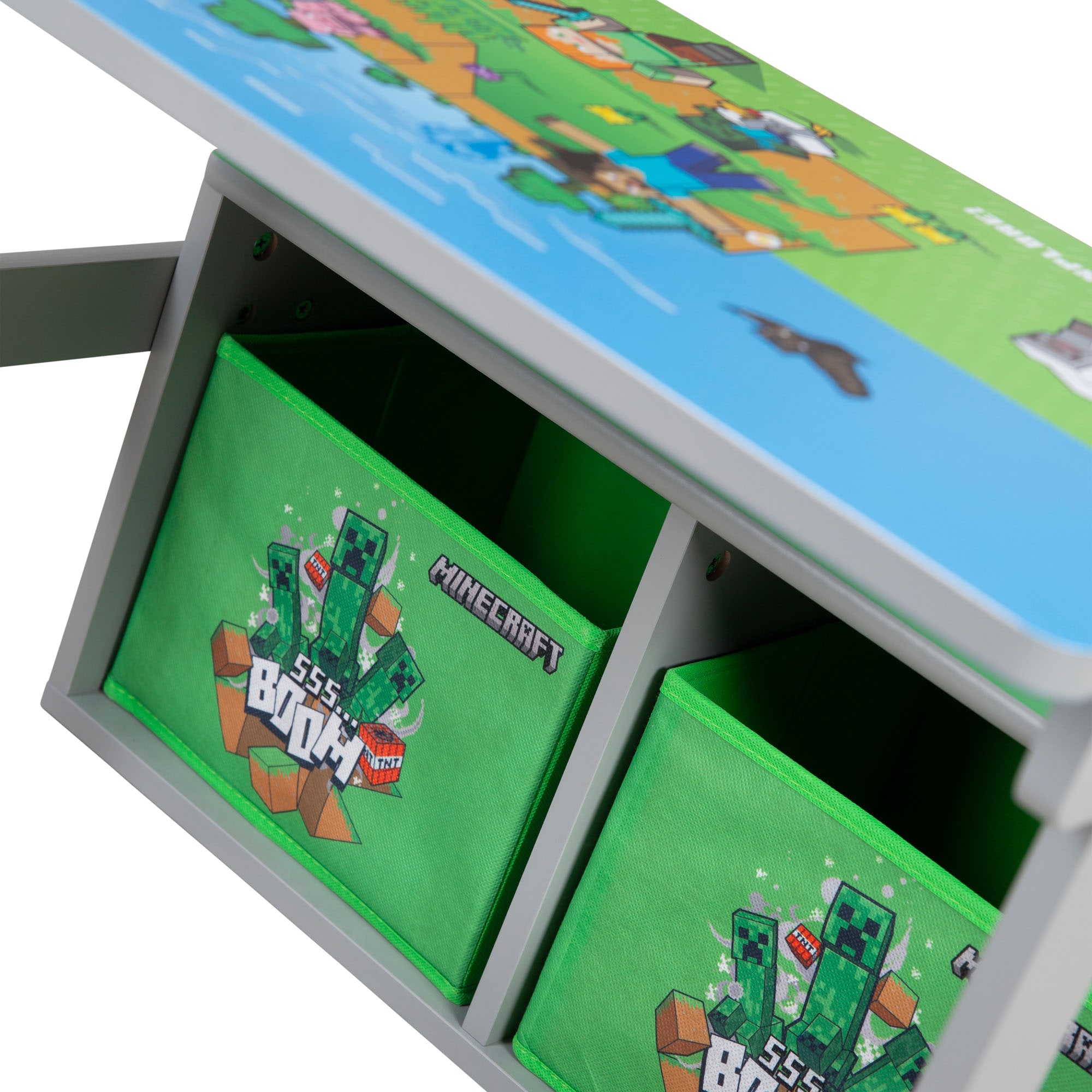 Phoenix Sitzbank »Minecraft Spielbank« 3 Stk. tlg. umklappbar zu einer Spielebank mit Tisch