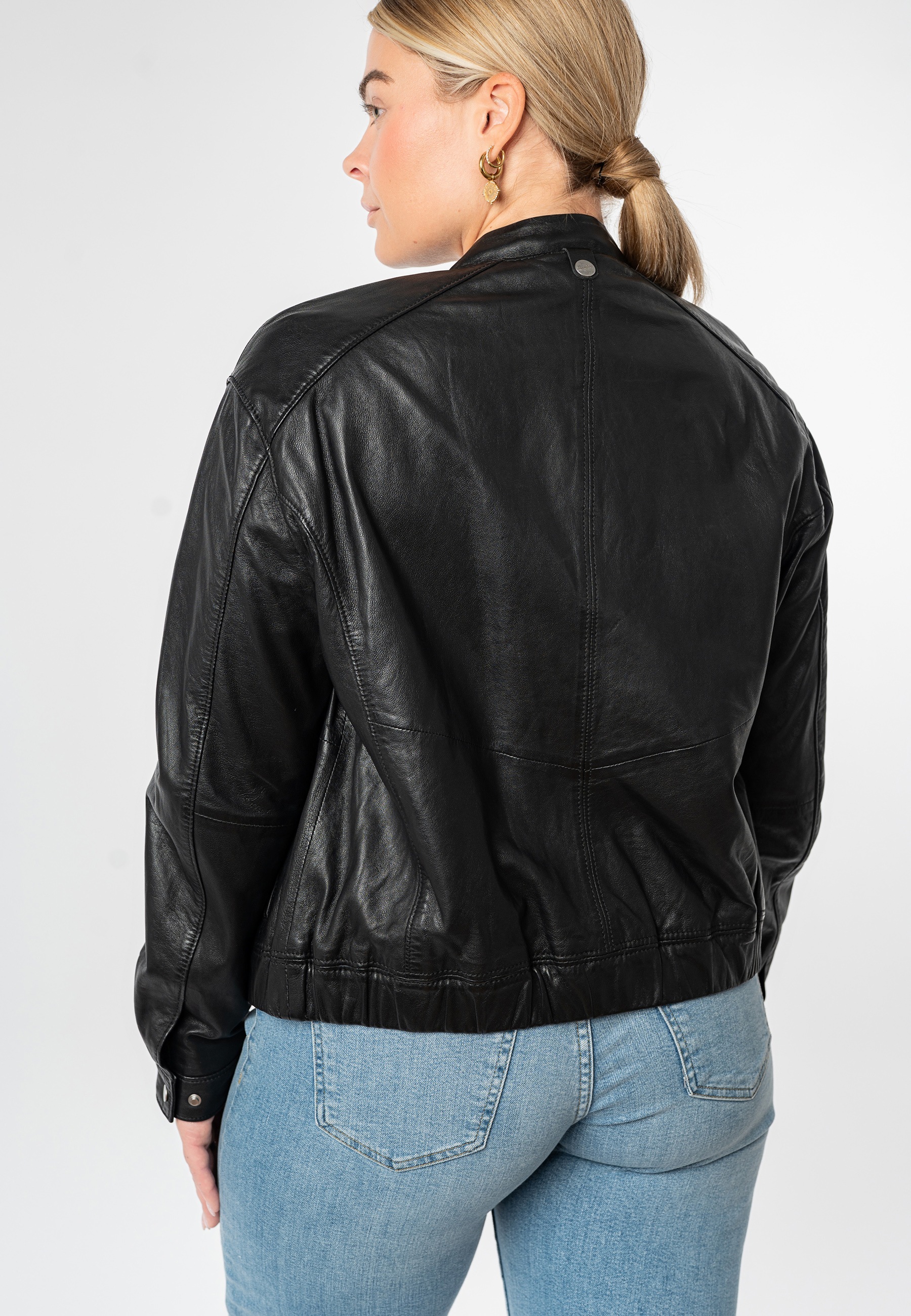 Mauritius Lederjacke »MWThilda« Bomberjacke im Oversize Fit