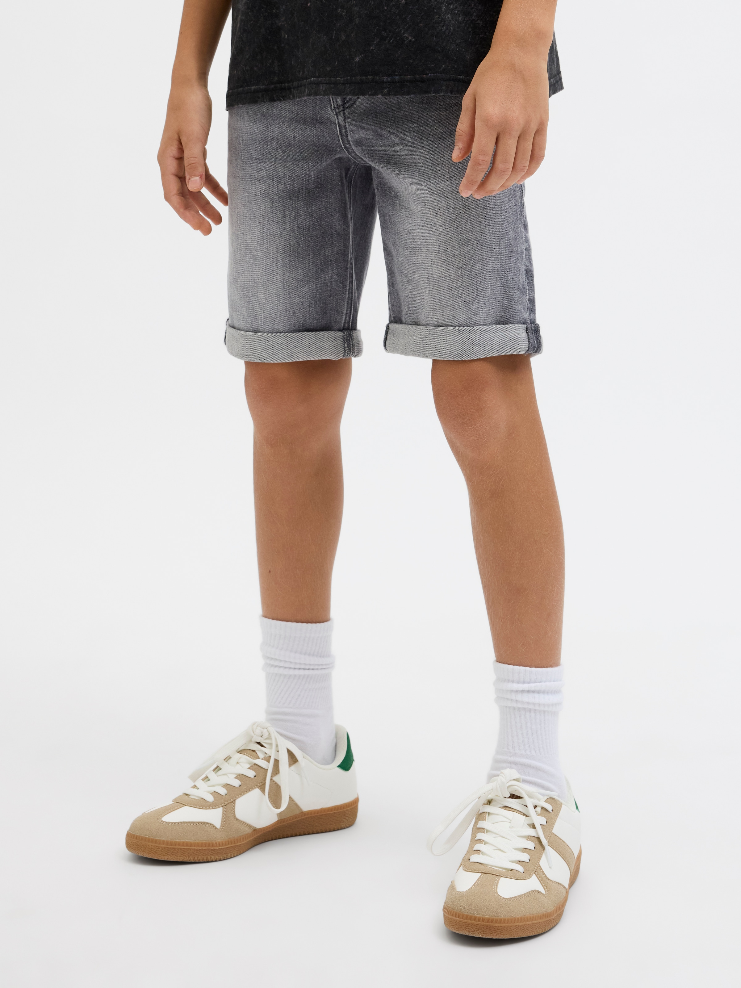 Jack & Jones Junior Shorts "Jjirick Bequem Mit Mittlerer Taille Für Jungen" Unifarben, Modisch, Regular Fit, Web