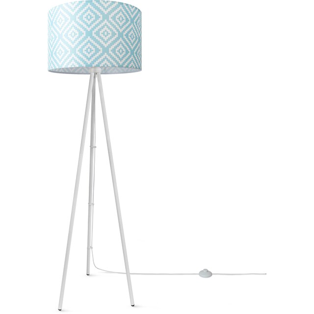 Paco Home Stehlampe »Trina Stella«, Dreibein Modern Stofflampenschirm  Vintage Design Textil Wohnzimmer | Sale bei BAUR