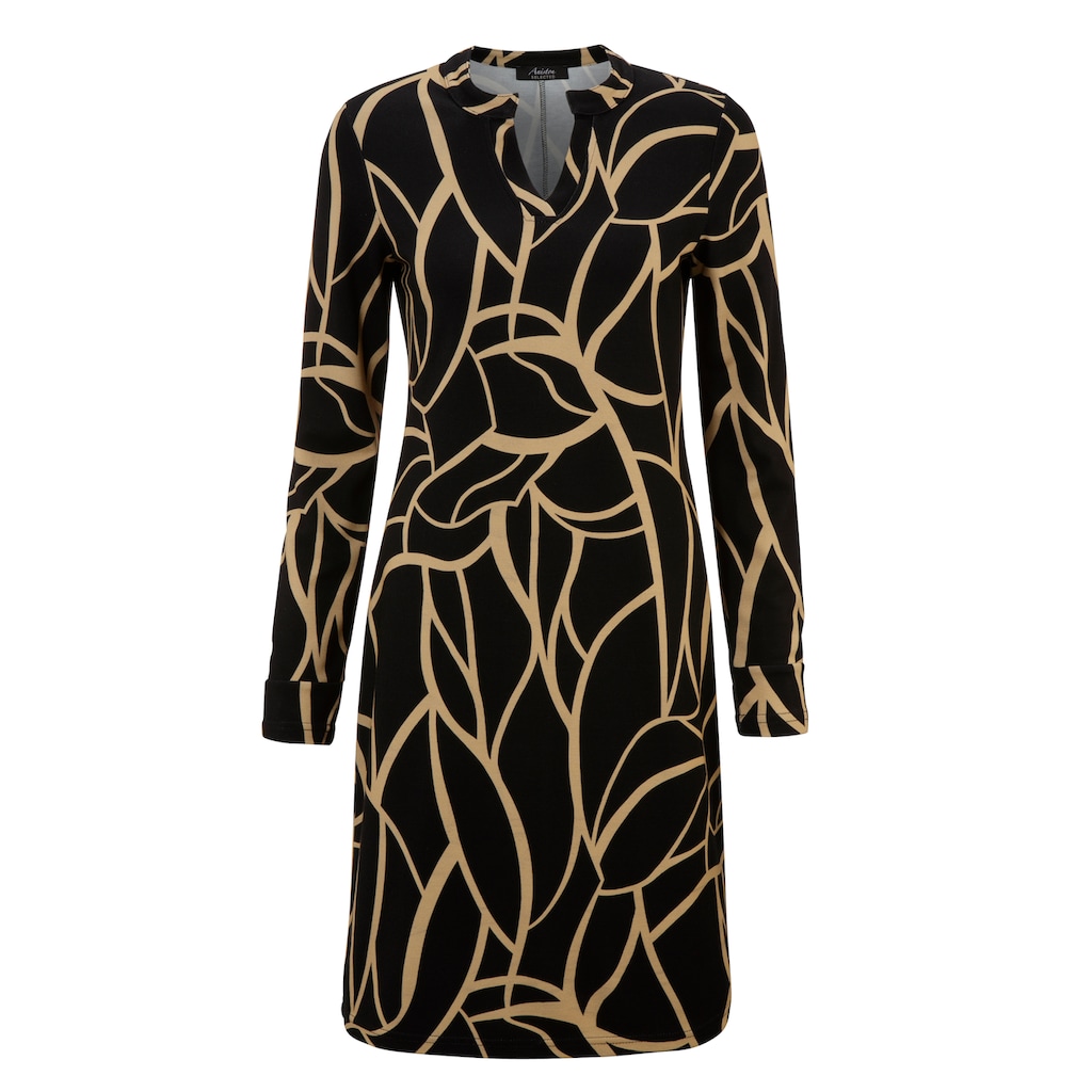 Aniston SELECTED Jerseykleid mit elegantem Muster IV7985