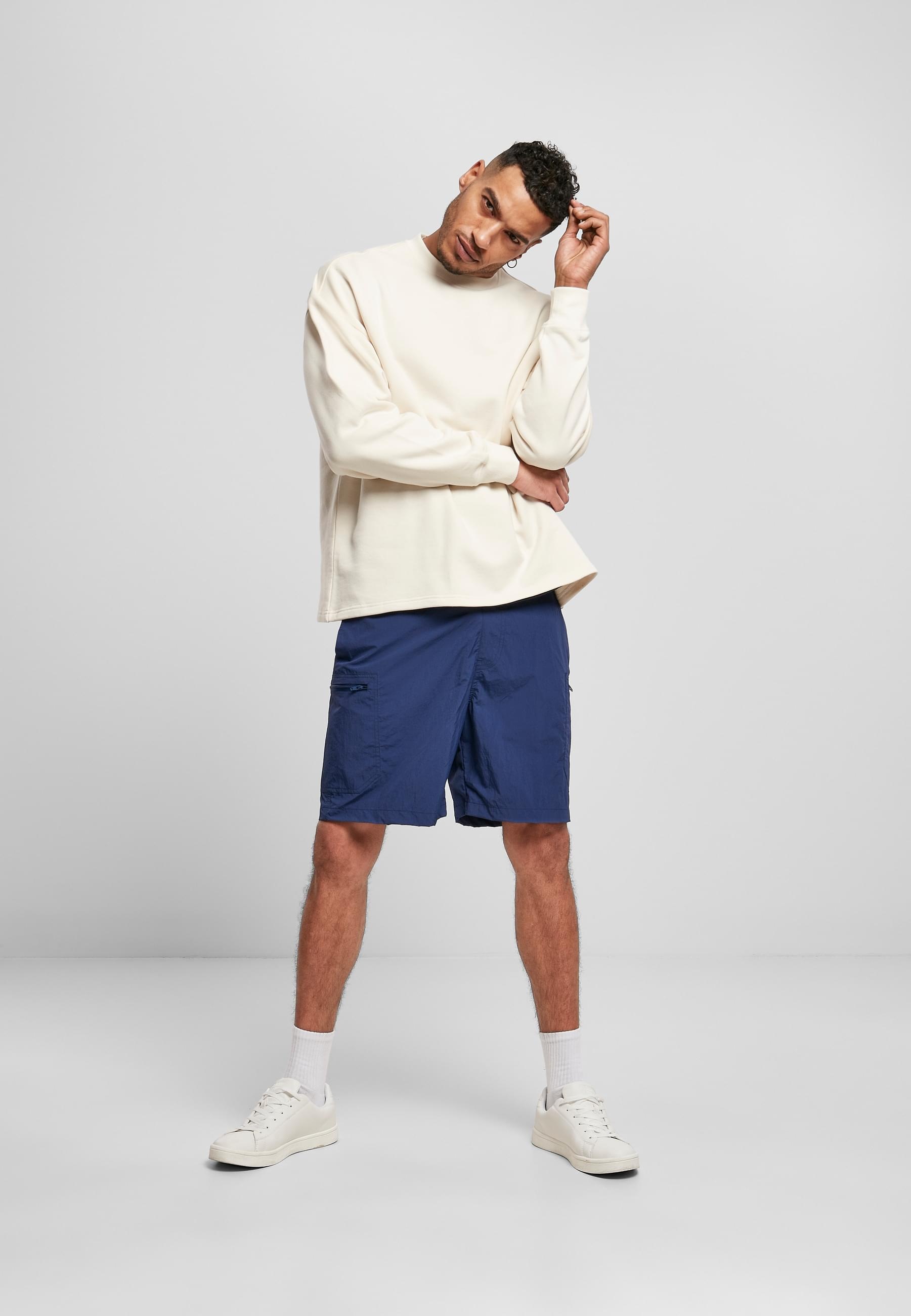 URBAN CLASSICS Rundhalspullover »Urban Classics Herren Organic Oversized Boxy Crew«, (1 tlg.)