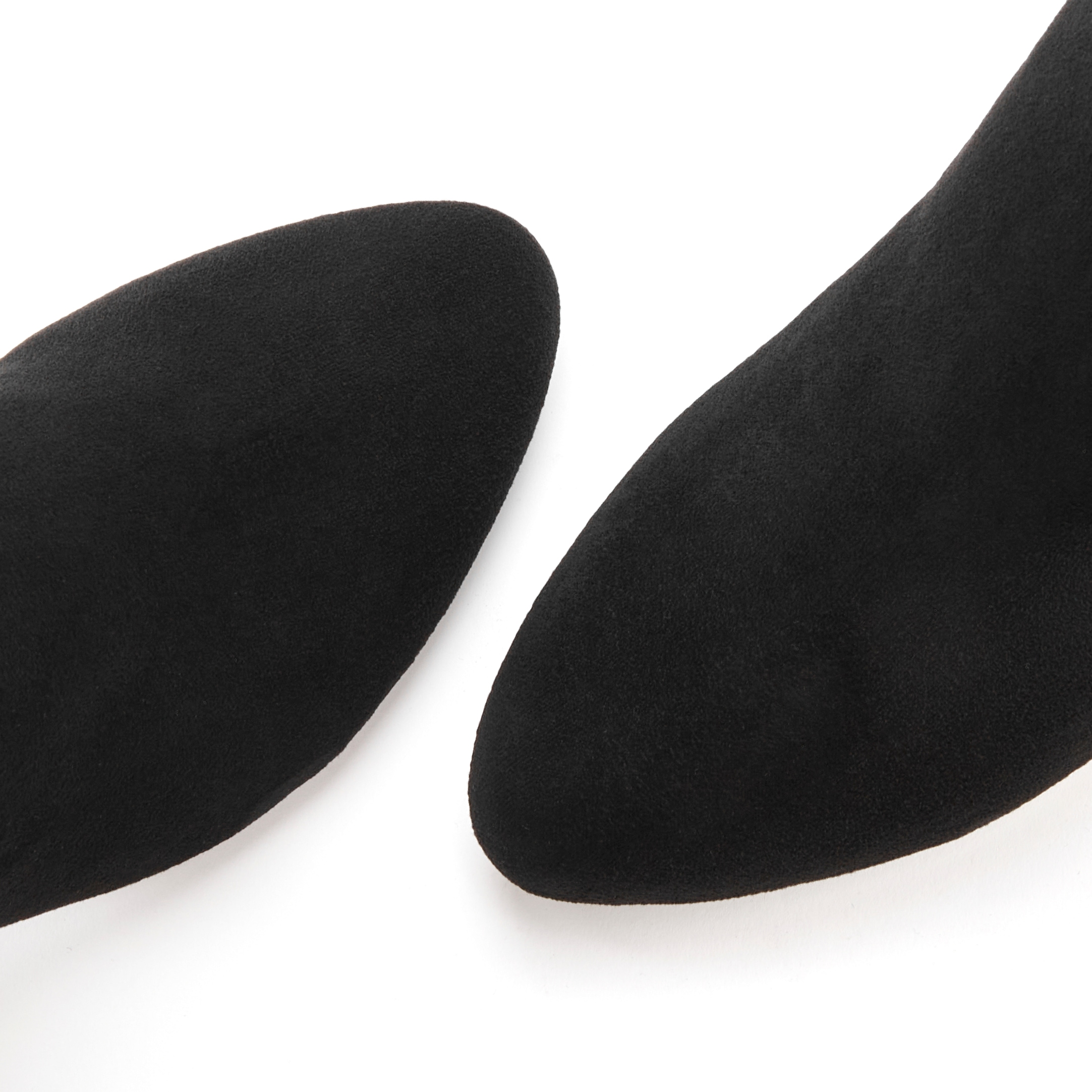 LASCANA Stiefel, Langer Stiefel, Stiefelette mit Blockabsatz in zweifarbiger Optik