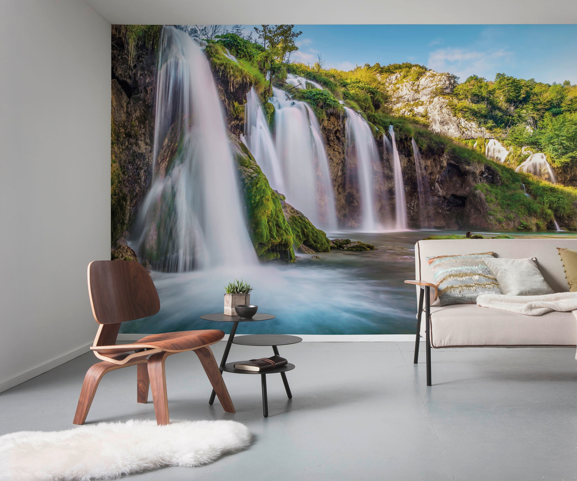 Komar Fototapete »Vlies - Downfall - Größe 368 x 248 cm«, bedruckt, Wohnzimmer, Schlafzimmer
