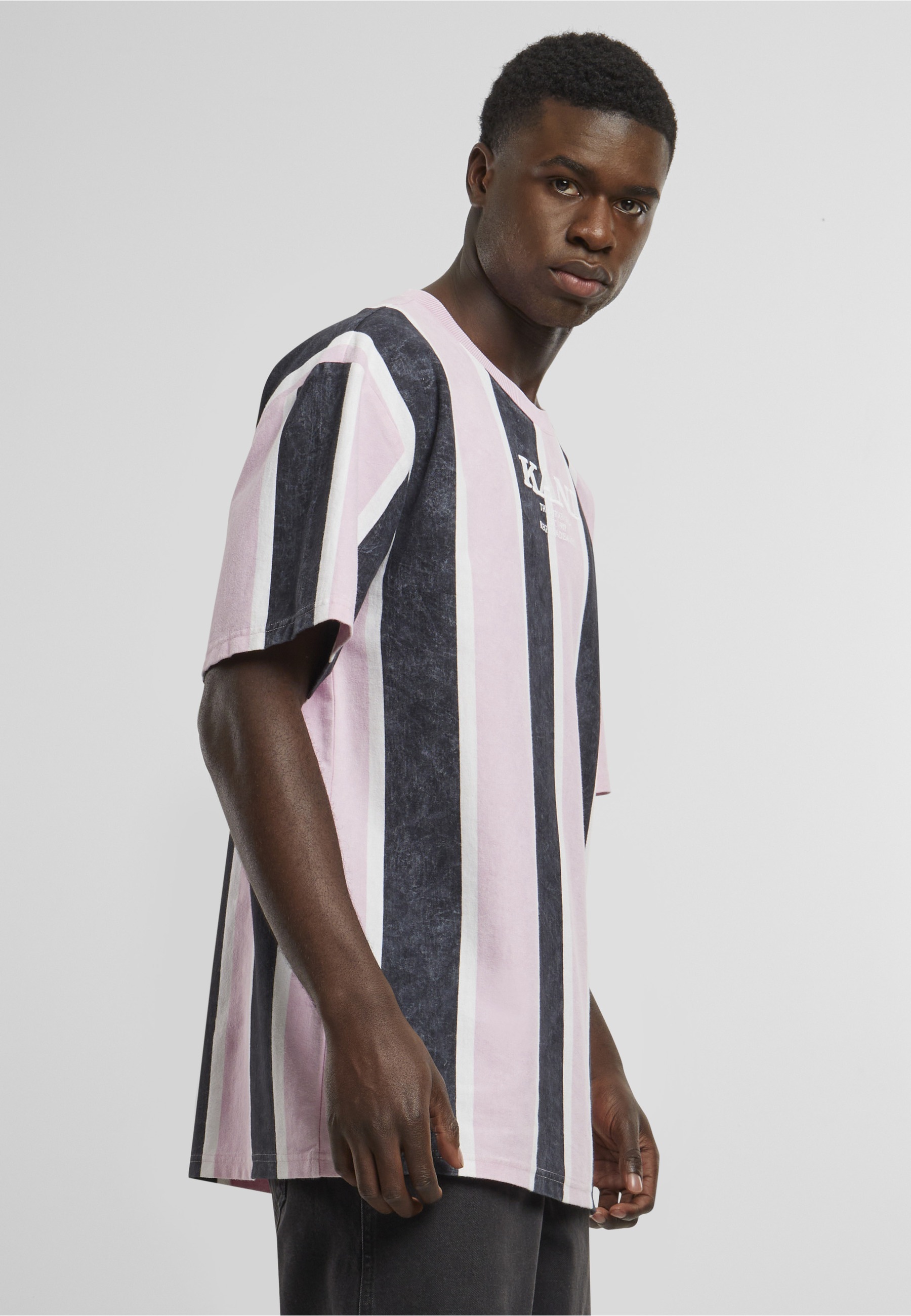 Karl Kani T-Shirt »Karl Kani Herren KM242-005-2 Karl Kani Retro Washed Stripe Tee« 1 Stk.