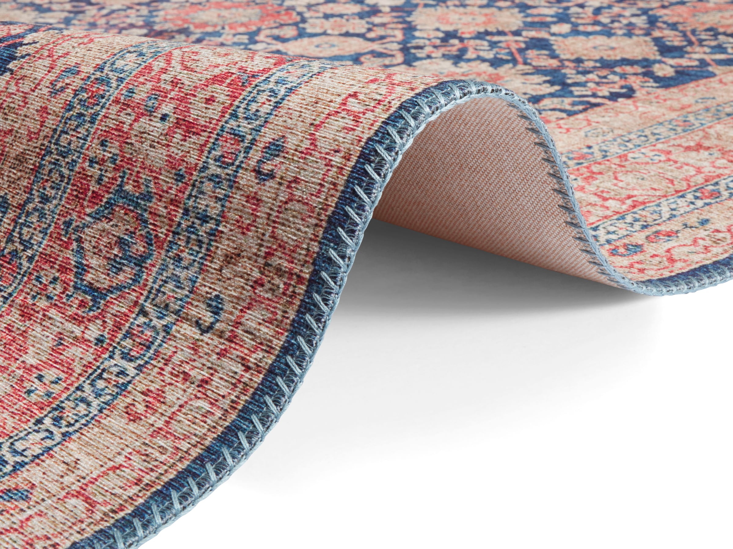 ELLE DECORATION Läufer »Mahal«, rechteckig, 5 mm Höhe, Orient Optik, Vintage Design, gekettelt, kräftige Farben