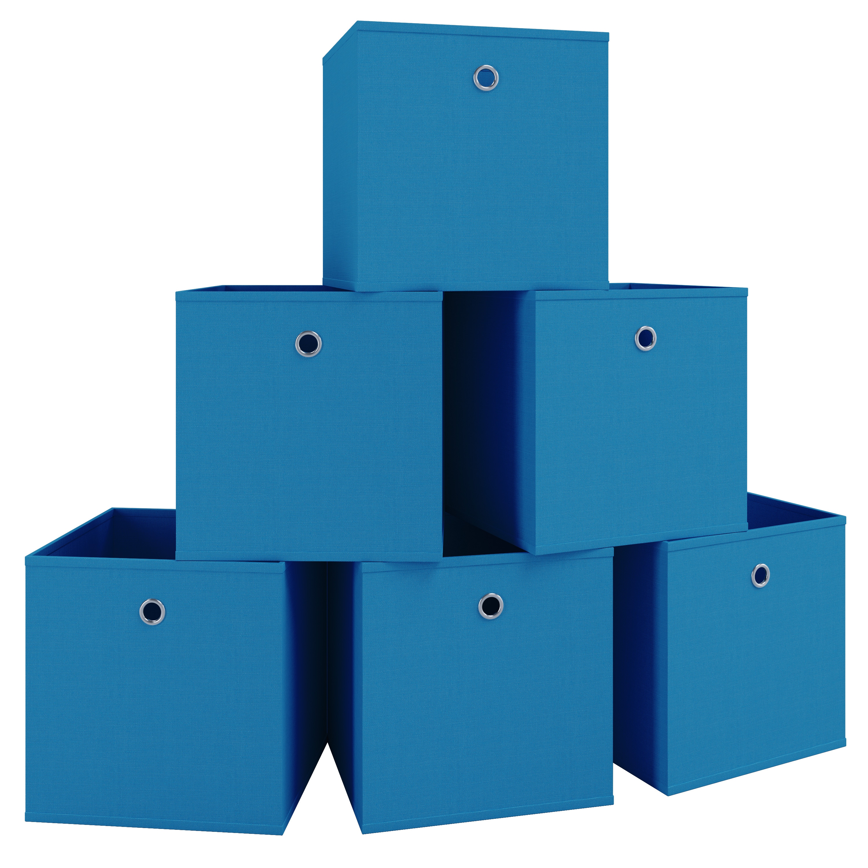 VCM Faltbox "6er Set Faltbox Klappbox Aufbewahrungsbox Boxas"