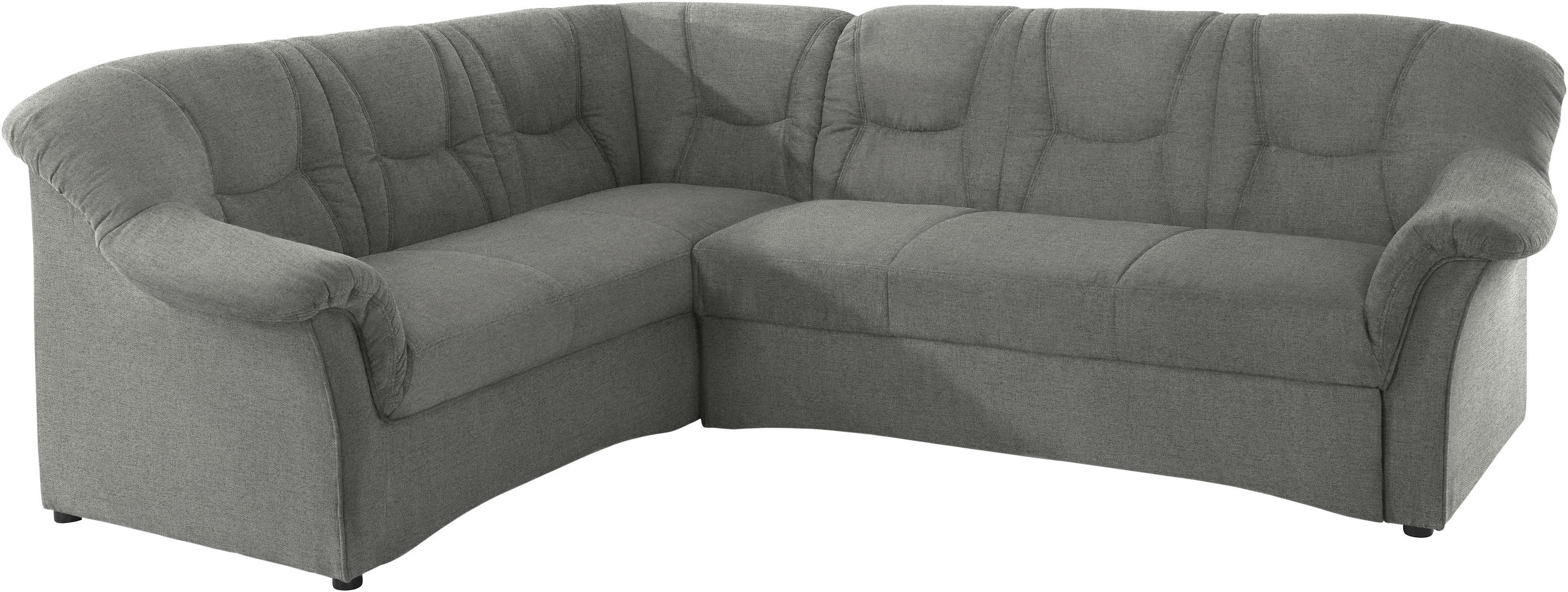 Thumbnail - DOMO collection Ecksofa "Sarafina zeitlos und komfortabel, optional mit Federkern, L-Form", wahlweise mit Bettfunktion
