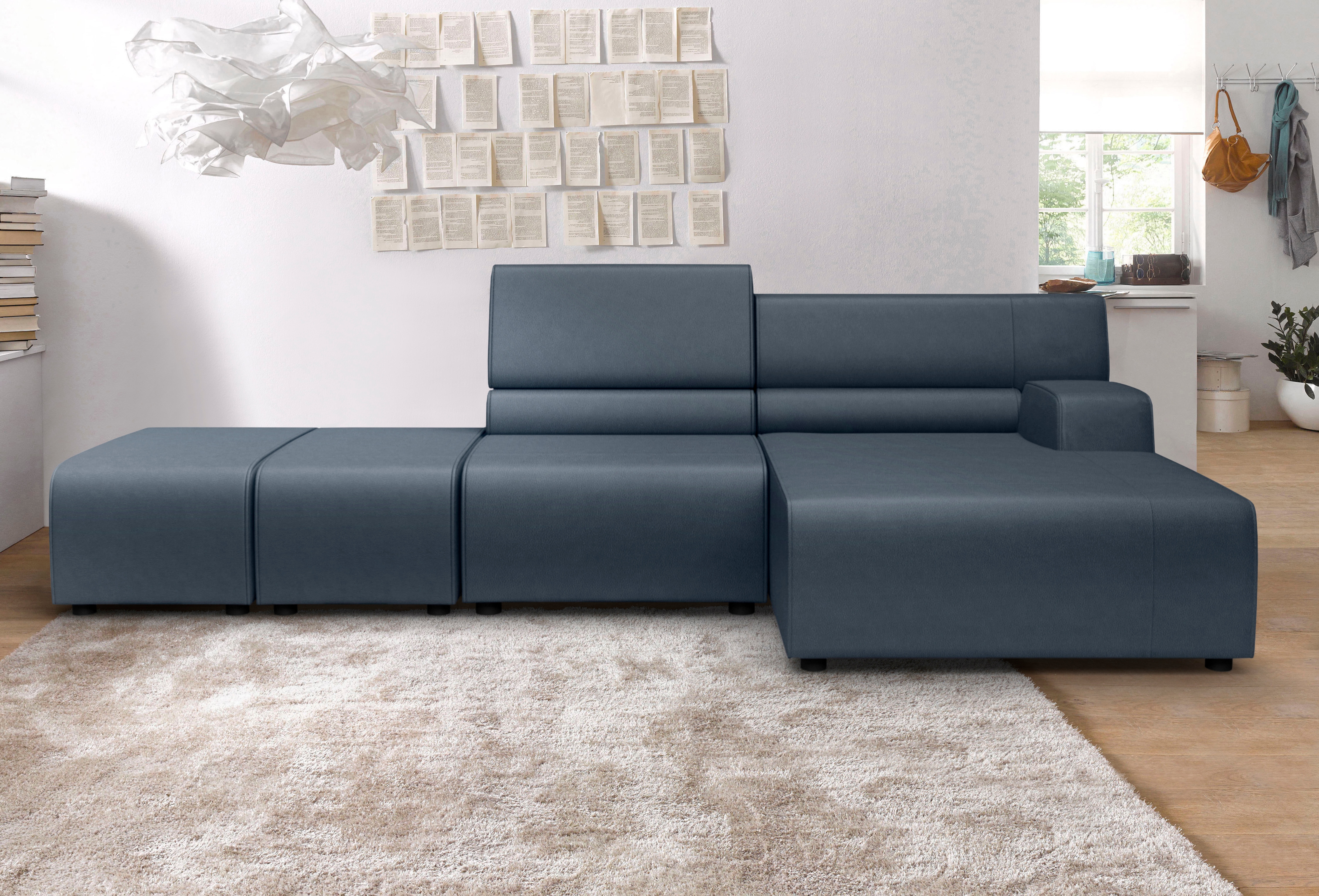 Egoitaliano Ecksofa "Babouche, Designsofa mit außergewöhnlichem Sitzkomfort zum Wohlfühlen"
