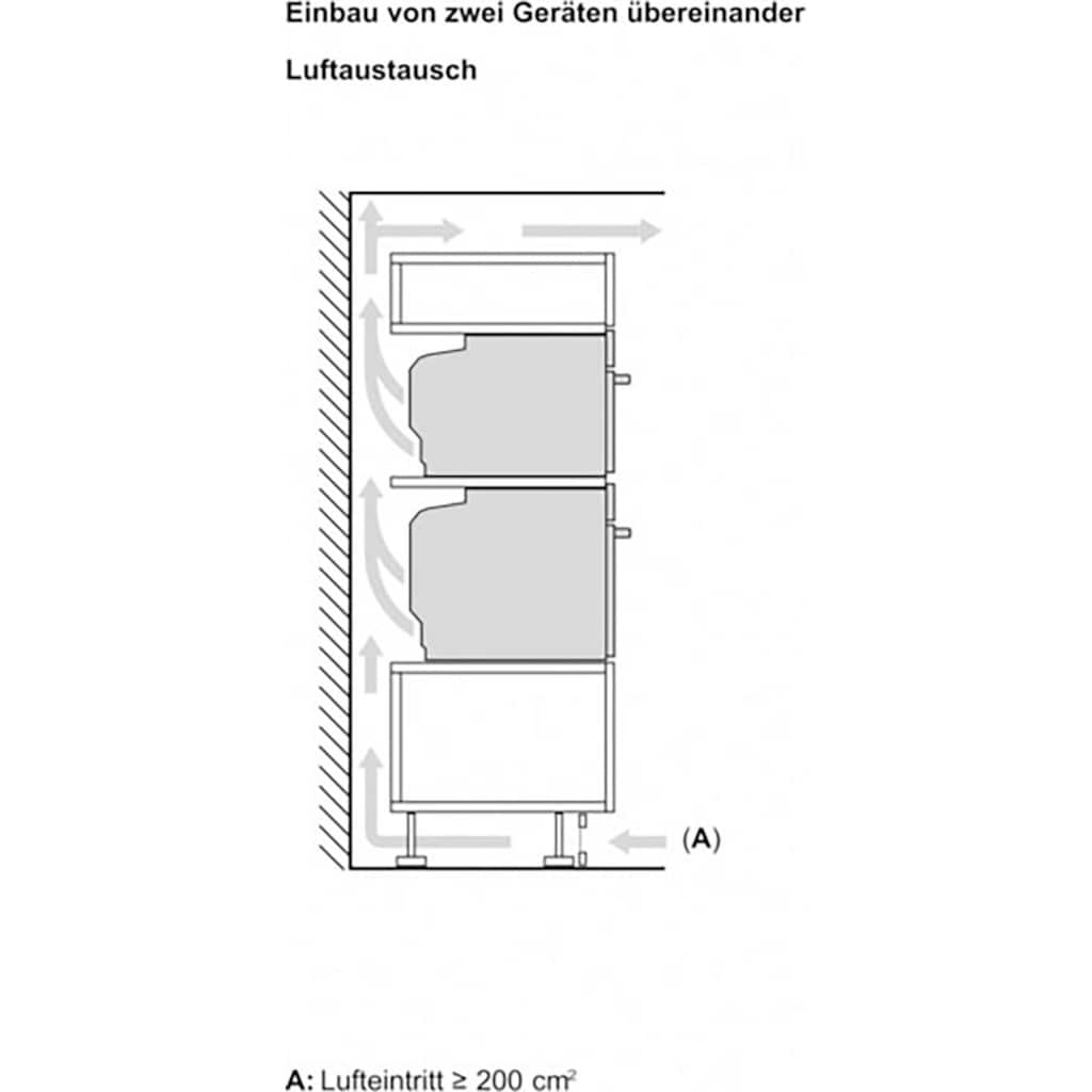 NEFF Einbaubackofen »B54CR31N0«, N 70, B54CR31N0, mit Teleskopauszug nachrüstbar, Hydrolyse