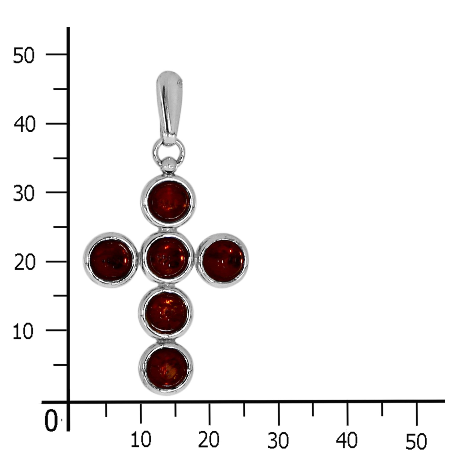 OSTSEE-SCHMUCK Kettenanhänger »Ostsee-Schmuck Anhänger Kreuz Anhänger Kreuz«, (1 tlg.)
