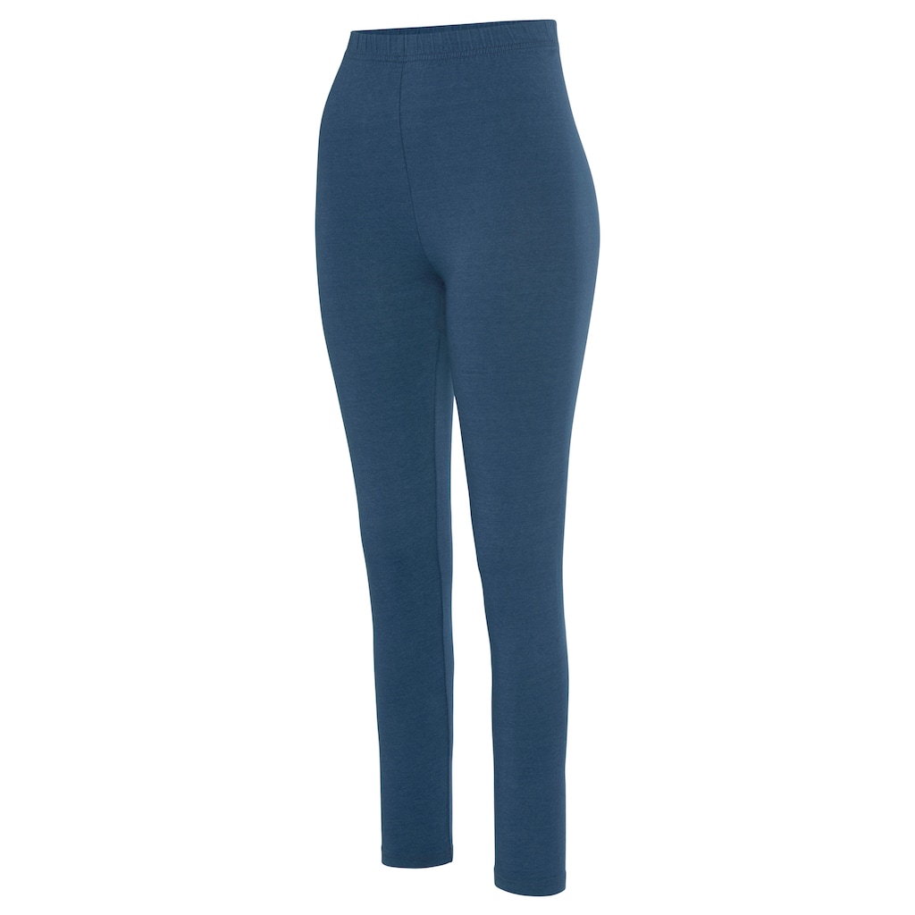 Vivance active Leggings, (2er-Pack), mit Gummibund, Loungewear