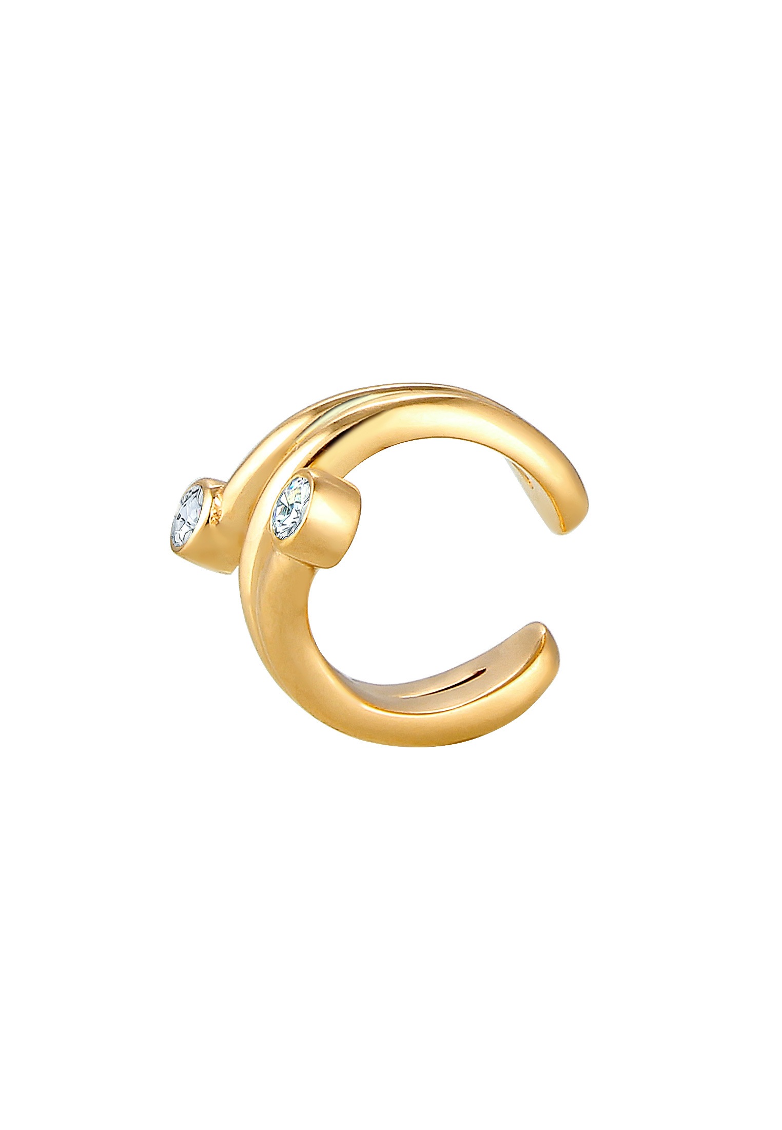 Elli Single-Ohrhaken »Single Earcuff Ohrklemme Kristalle 925 Silber«