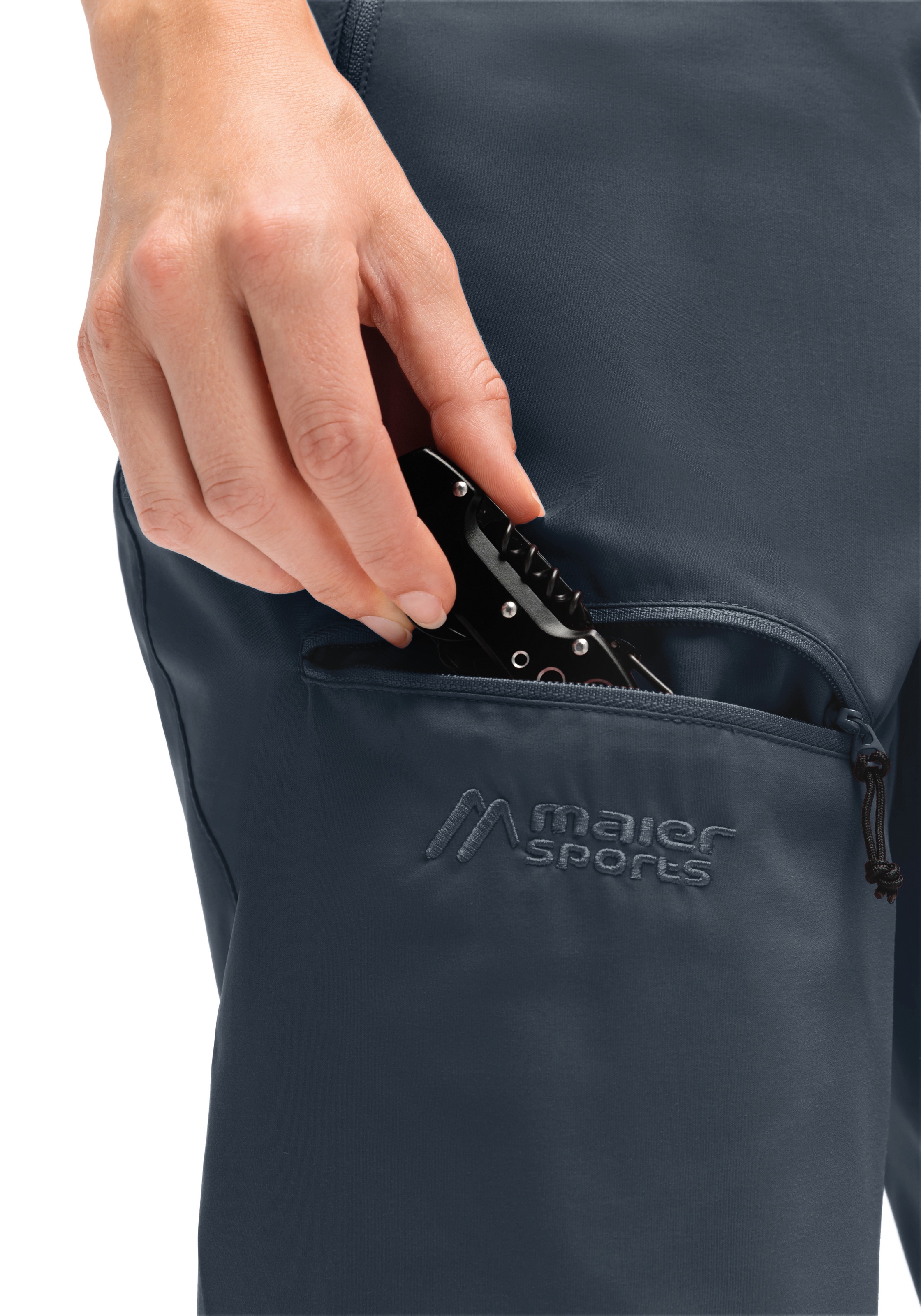 Maier Sports Outdoorhose "Lulaka Capri Loop", Damen Wanderhose, elastische günstig online kaufen