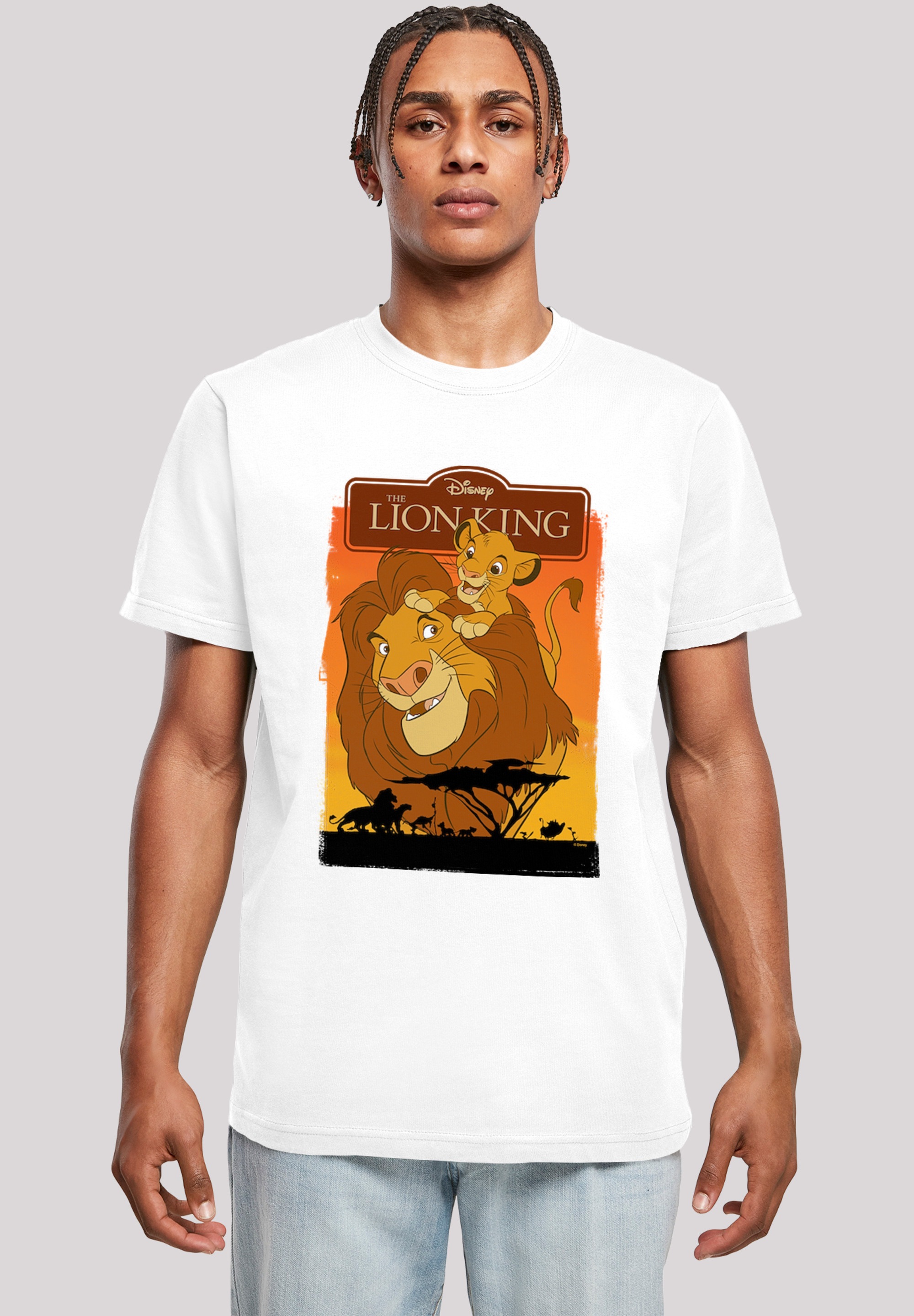 F4NT4STIC T-Shirt "Disney König der Löwen Simba und Mufasa", Herren,Premium günstig online kaufen