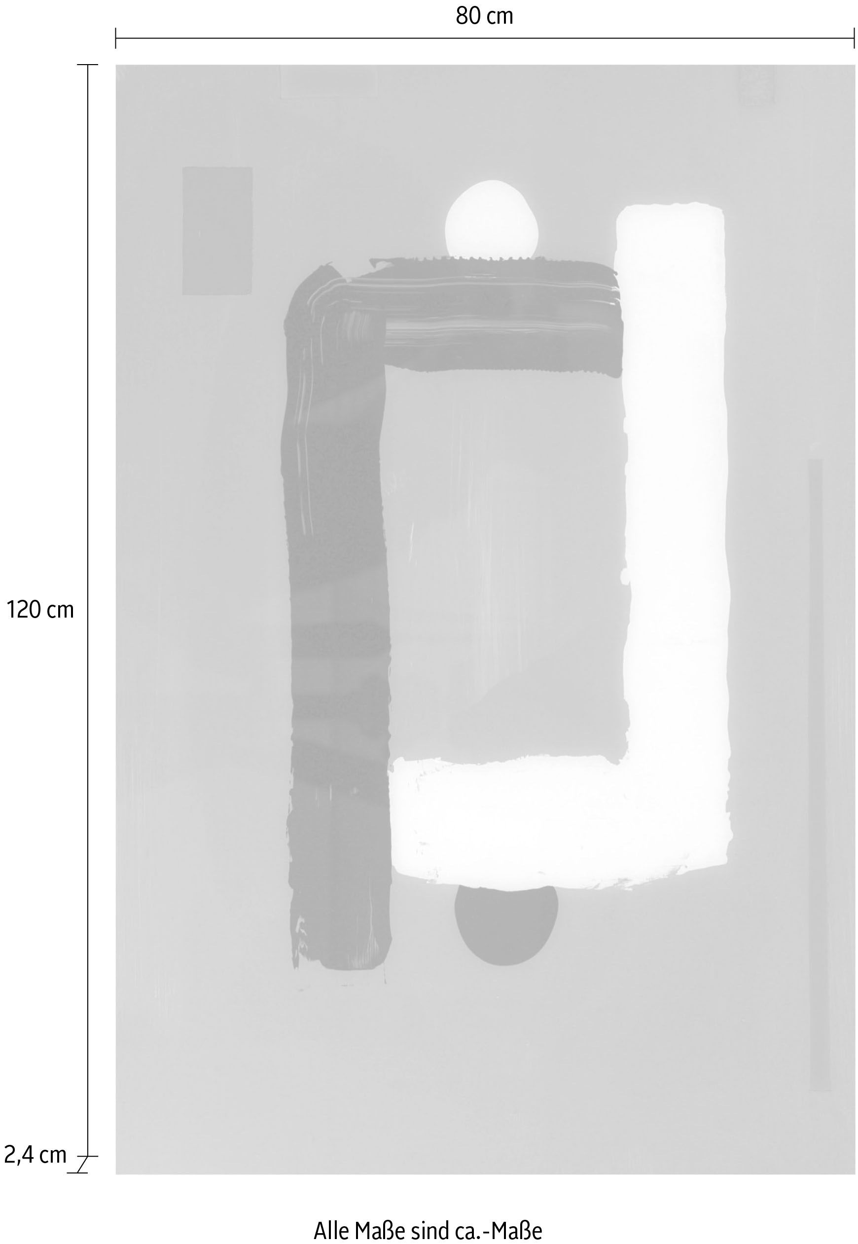 queence Acrylglasbild »Kunstwerk«, Kunst-Abstrakt-Abstrakte-Modern, Fine Art-Print in Galeriequalität
