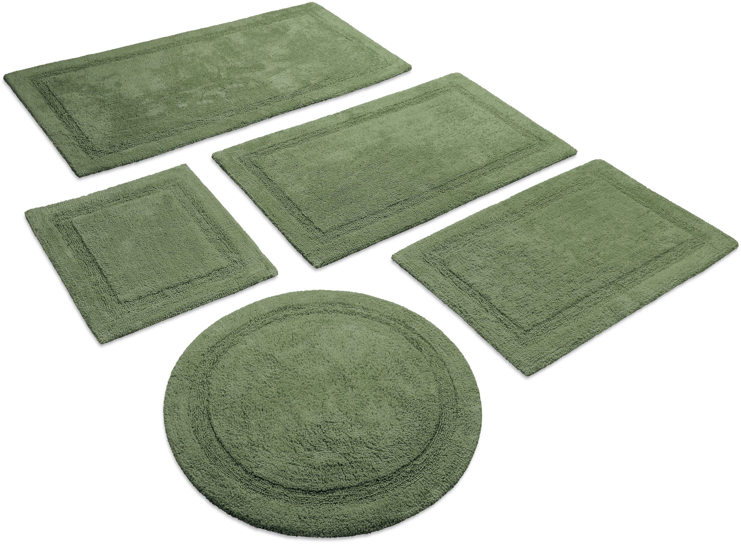 Wecon home Basics Badematte "Knut" Höhe 20 mm waschbar, rutschfest, strapaz günstig online kaufen