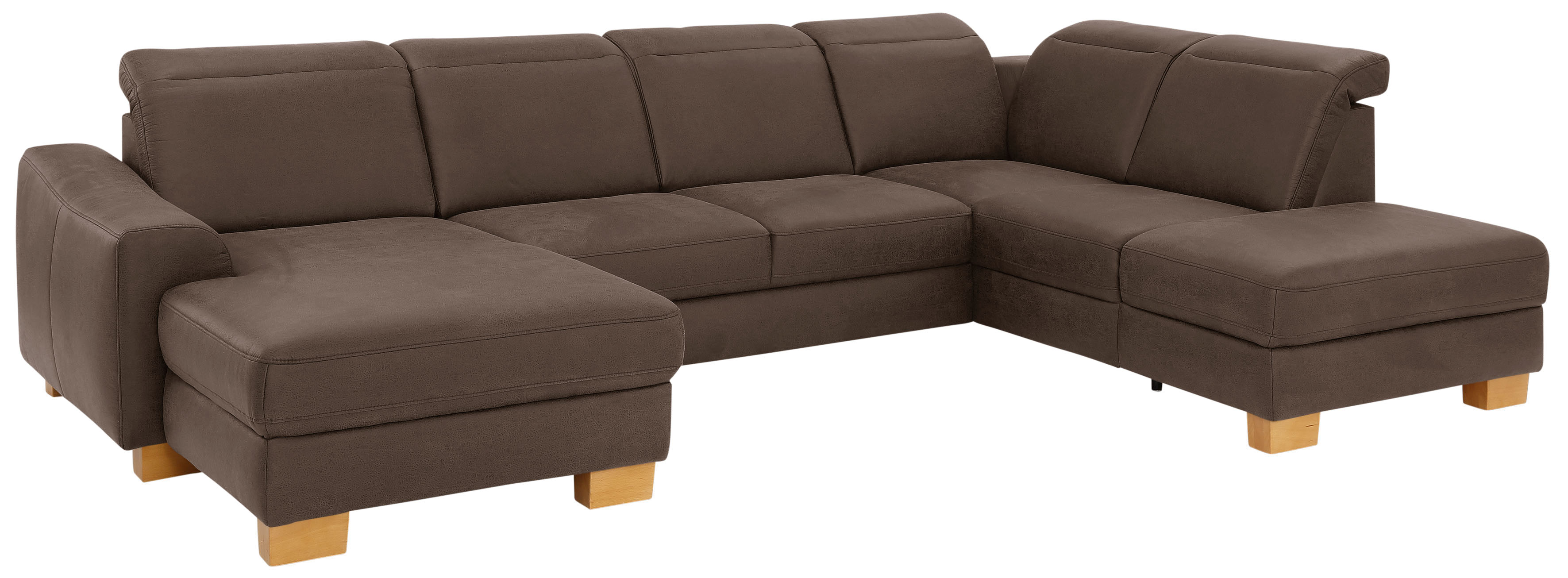 Thumbnail - Home affaire Wohnlandschaft "Dundee U-Form", wahlweise mit Kopfteilverstellung und zusätzlich mit Bettfunktion