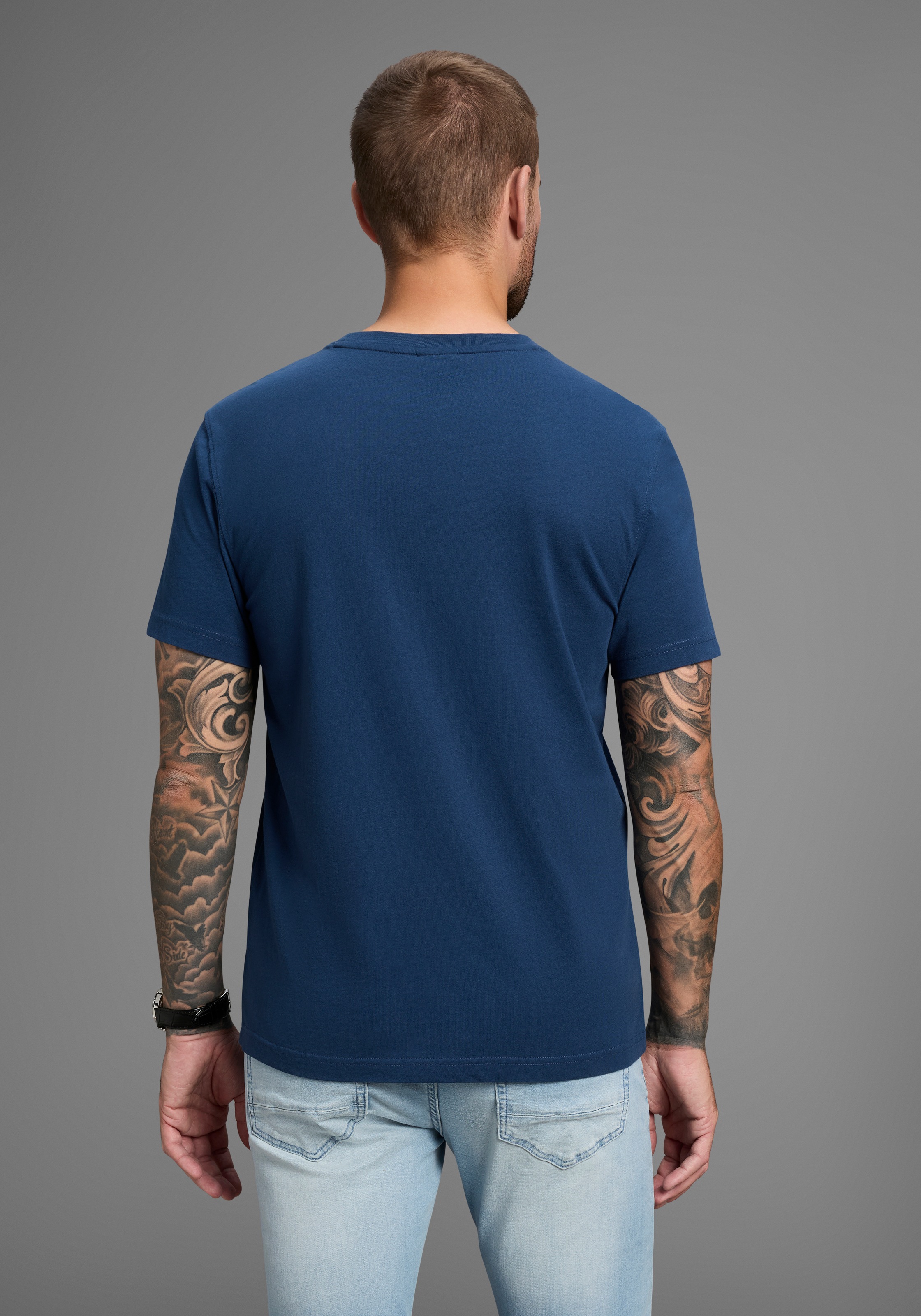 Bruno Banani T-Shirt, Gewaschene Optik günstig online kaufen