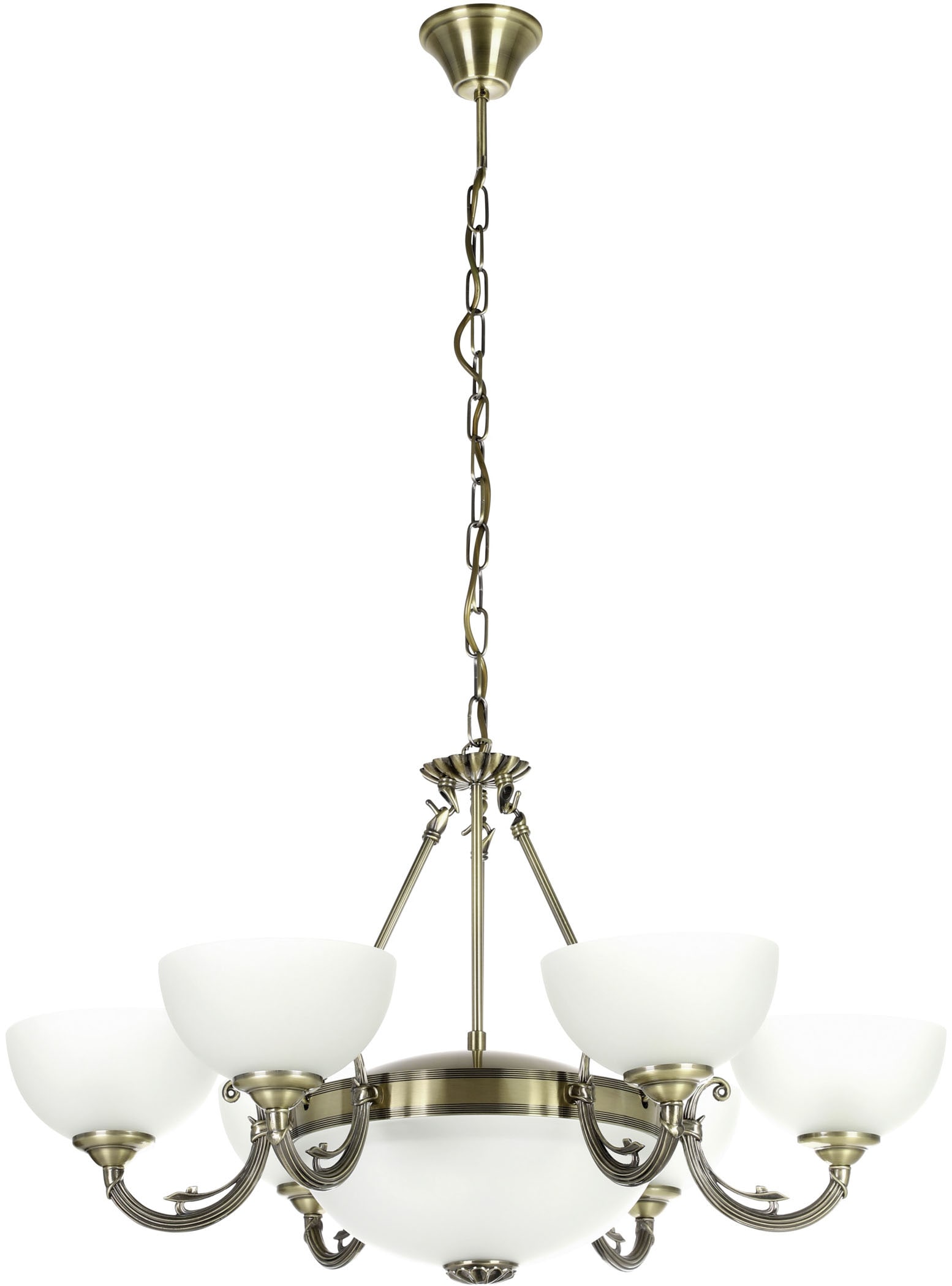 EGLO Hängeleuchte »SAVOY Pendellampe - Metallguss - E14;E27 - 6X40W;2X60W - IP20« E14 | E27 1 Stk. Hängelampe, Deckenlampe, Wohnzimmer, Esszimmer, H110 x Ø74 cm