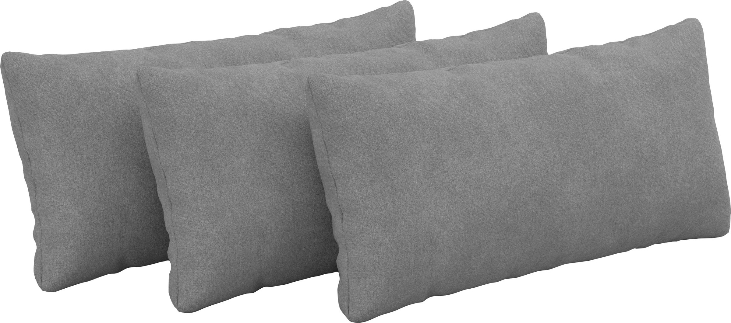 Auflagekissen SIT & MORE, B:60cm H:30cm T:10cm, grau, 100%Polyester, Polsterauflagen, "Dance"